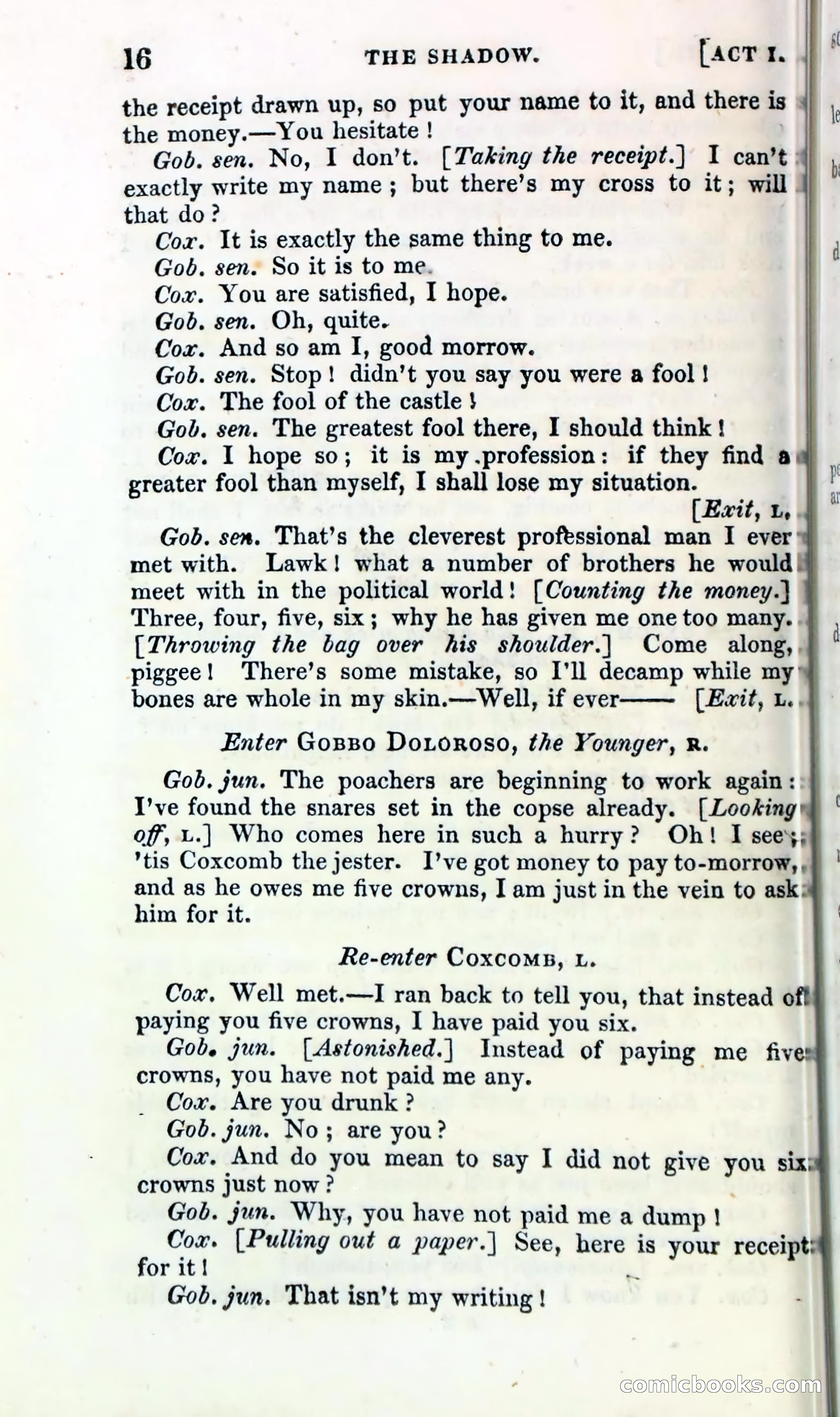 The Shadow! A Mother's Dream — Cumberland's Minor Theatre No. 66 (1835) — page 18 of 62