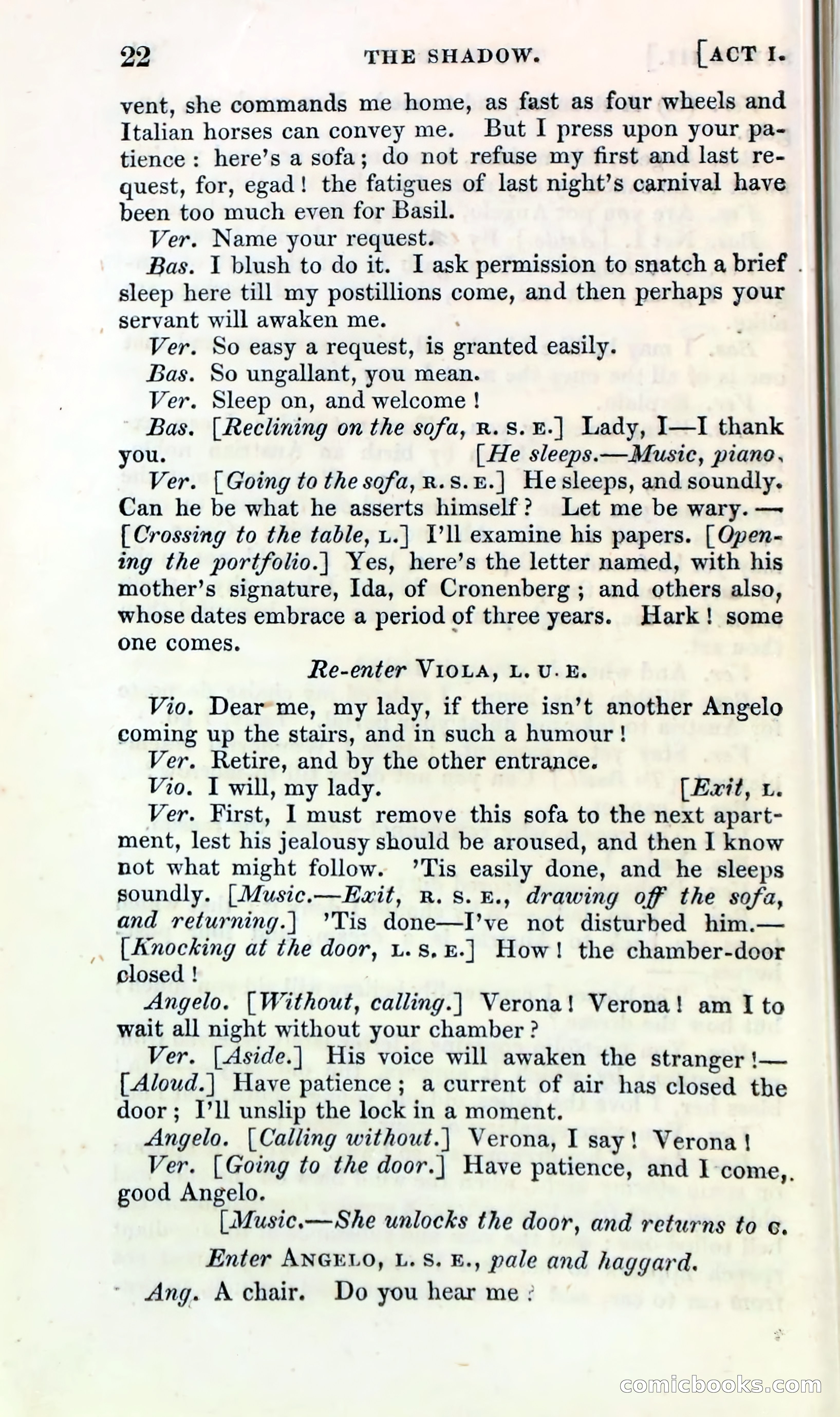 The Shadow! A Mother's Dream — Cumberland's Minor Theatre No. 66 (1835) — page 24 of 62