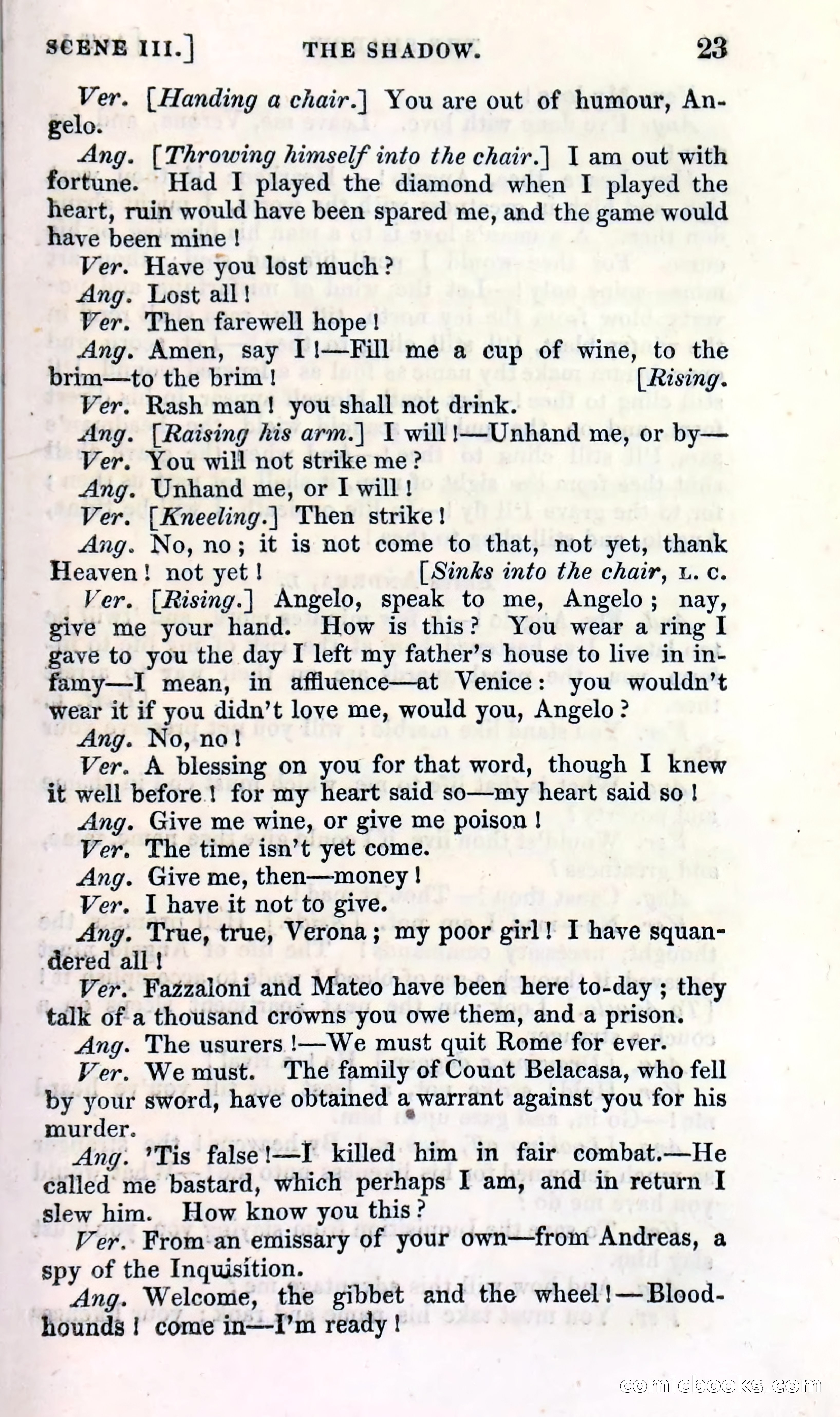 The Shadow! A Mother's Dream — Cumberland's Minor Theatre No. 66 (1835) — page 25 of 62