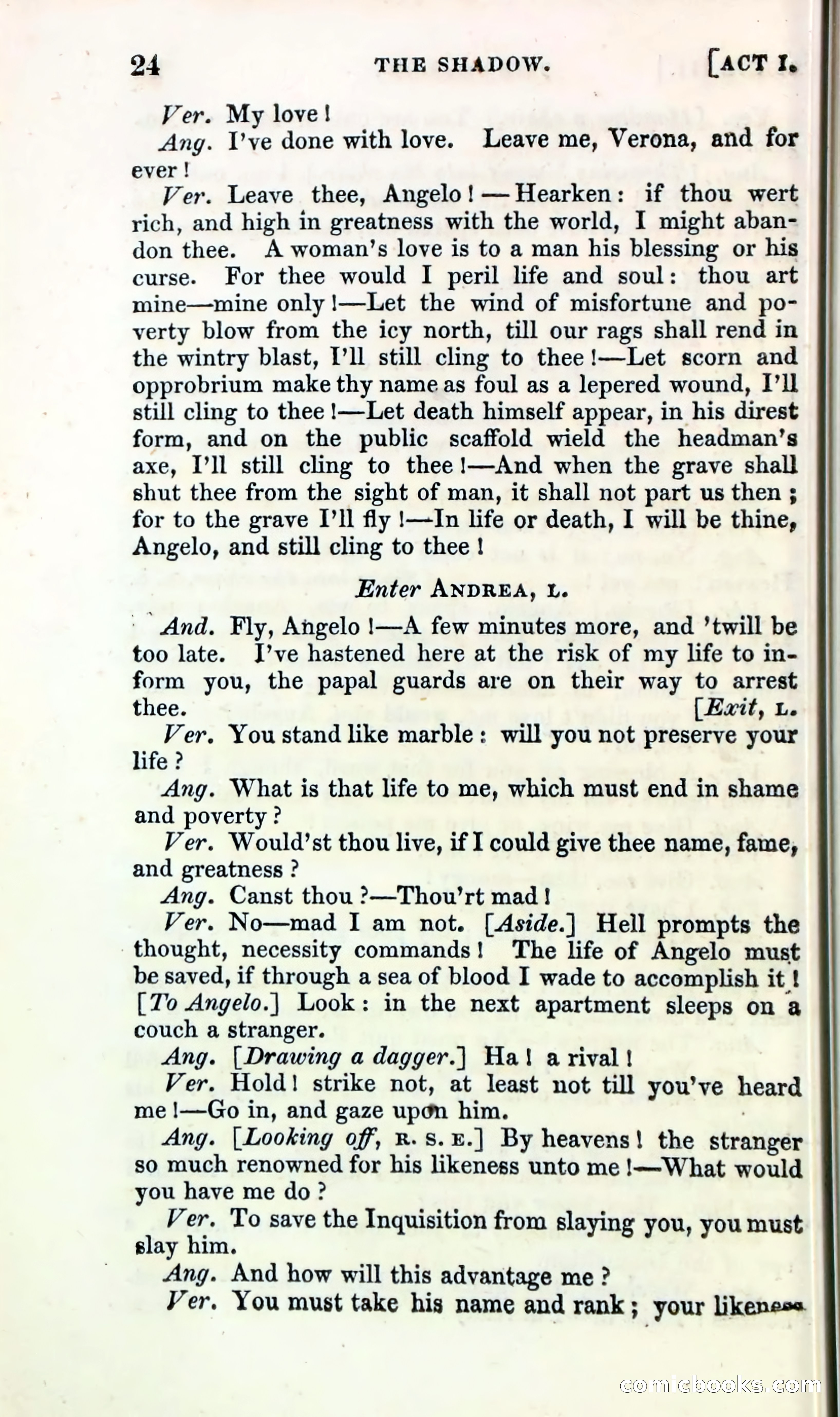 The Shadow! A Mother's Dream — Cumberland's Minor Theatre No. 66 (1835) — page 26 of 62