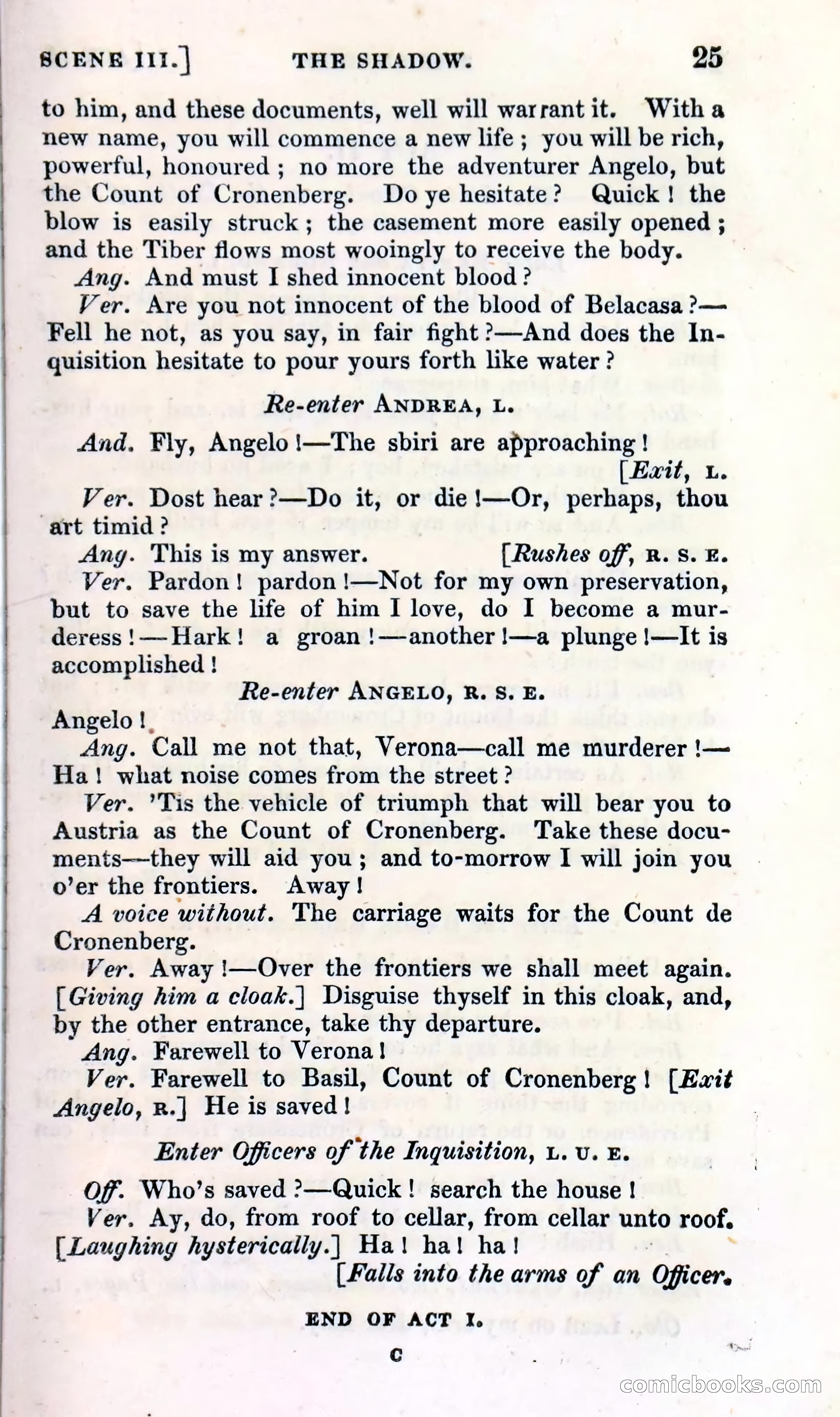 The Shadow! A Mother's Dream — Cumberland's Minor Theatre No. 66 (1835) — page 27 of 62