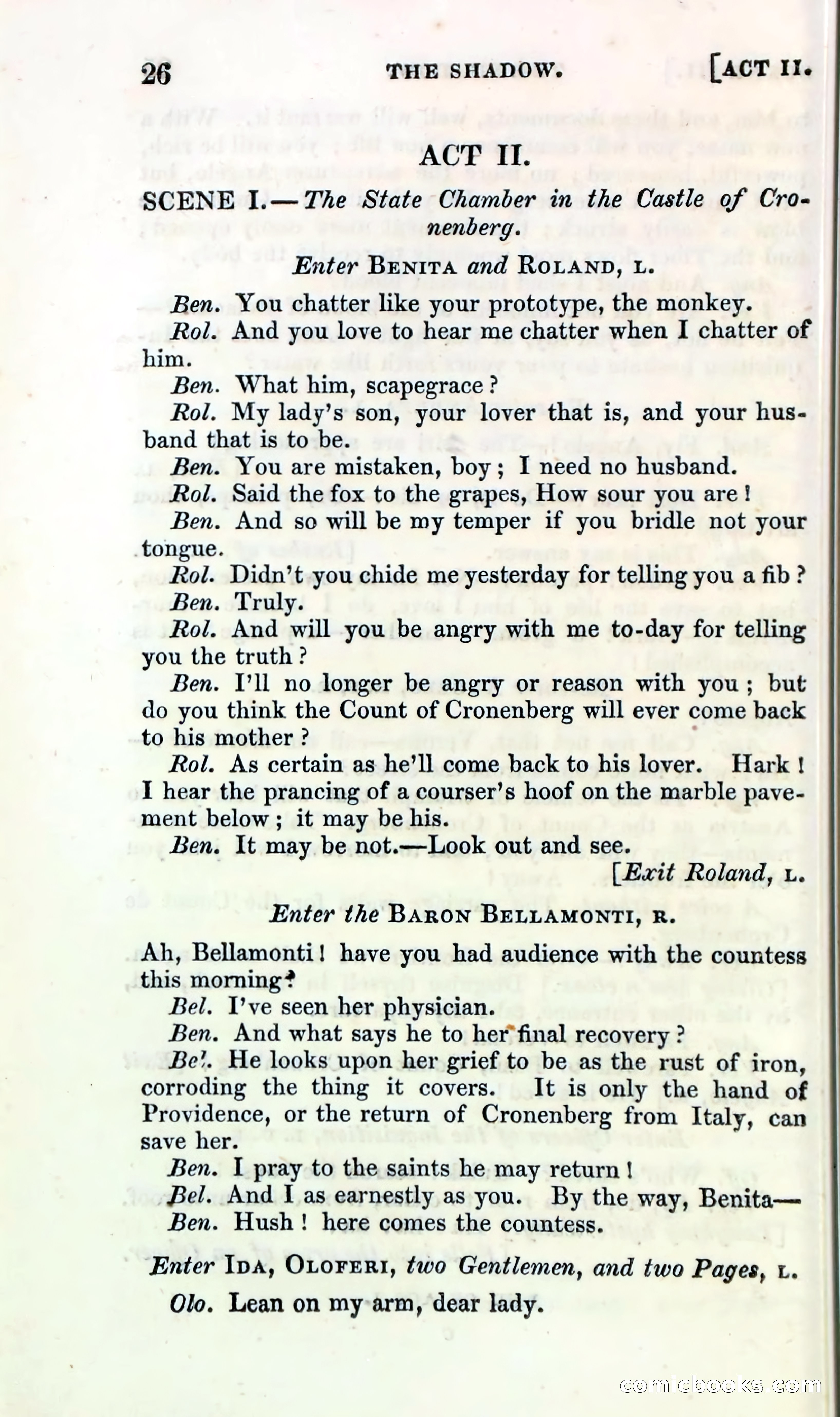 The Shadow! A Mother's Dream — Cumberland's Minor Theatre No. 66 (1835) — page 28 of 62