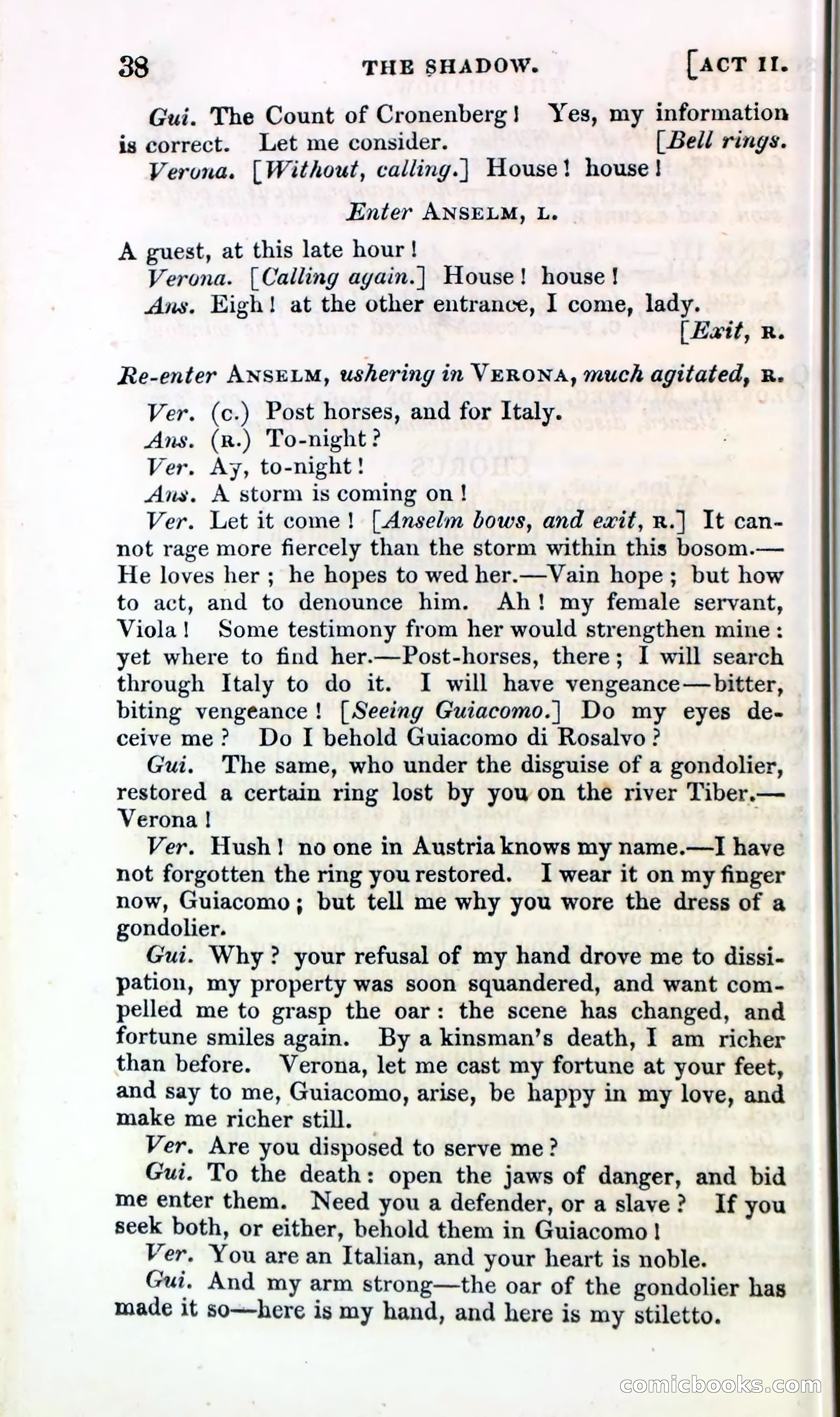 The Shadow! A Mother's Dream — Cumberland's Minor Theatre No. 66 (1835) — page 40 of 62