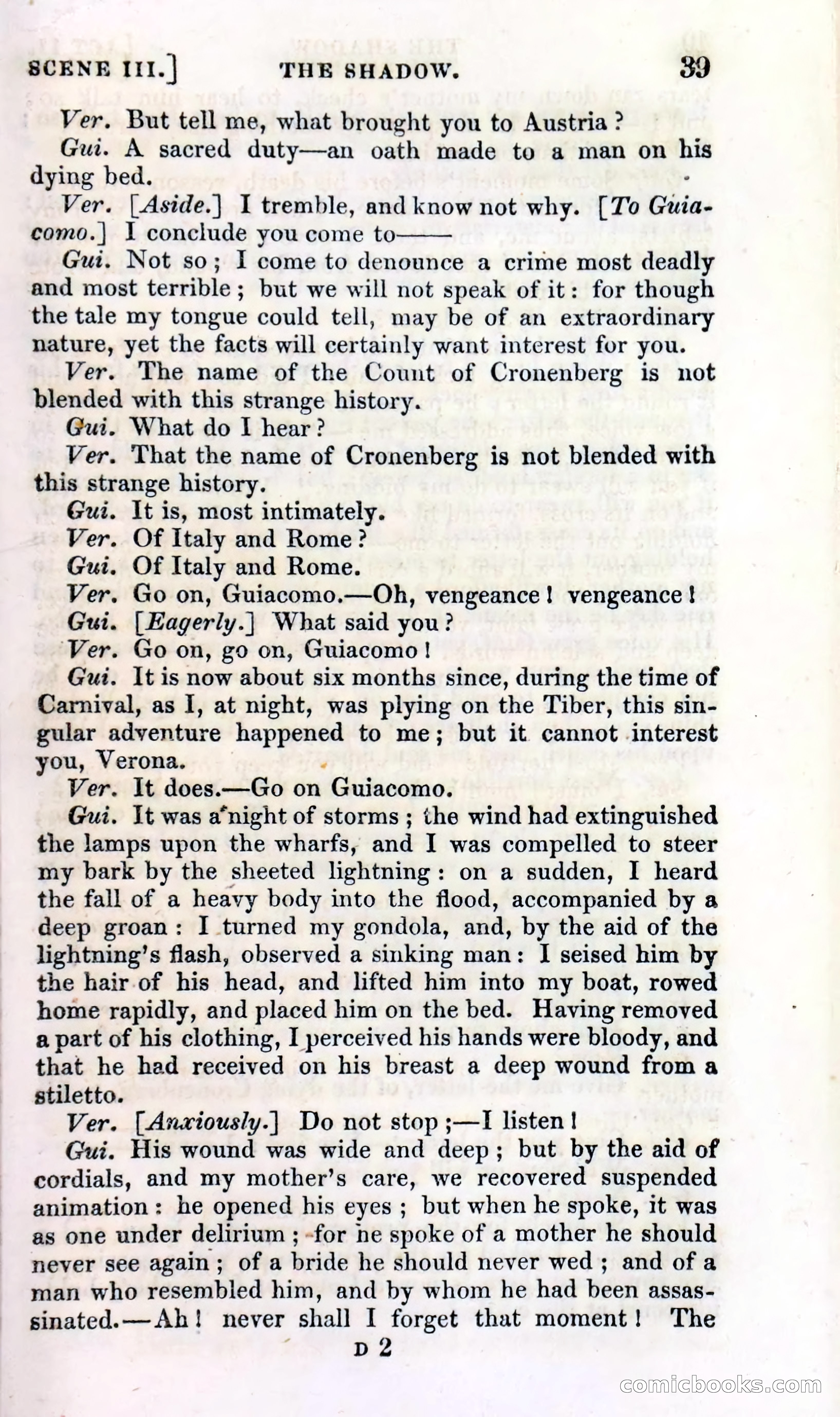 The Shadow! A Mother's Dream — Cumberland's Minor Theatre No. 66 (1835) — page 41 of 62