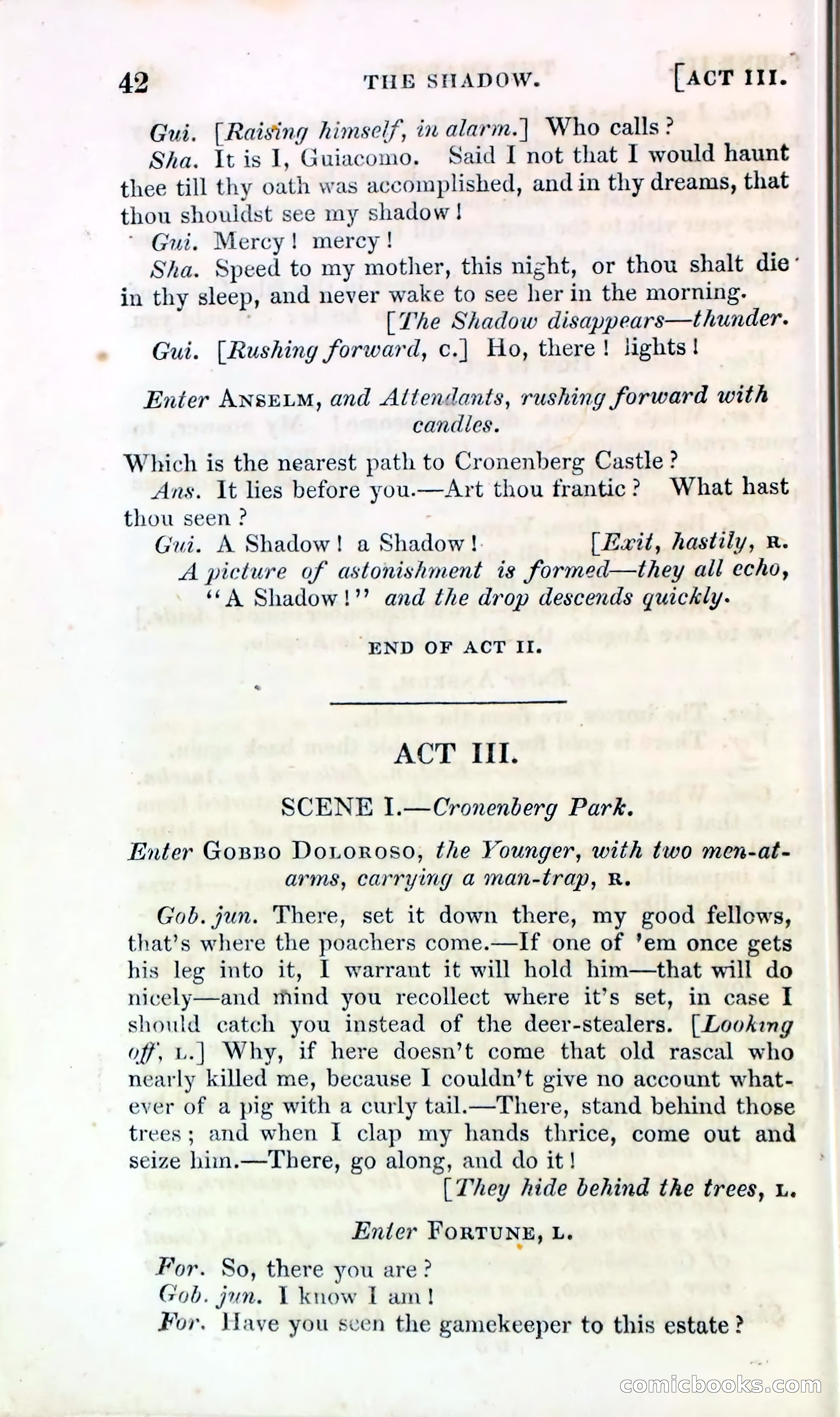 The Shadow! A Mother's Dream — Cumberland's Minor Theatre No. 66 (1835) — page 44 of 62