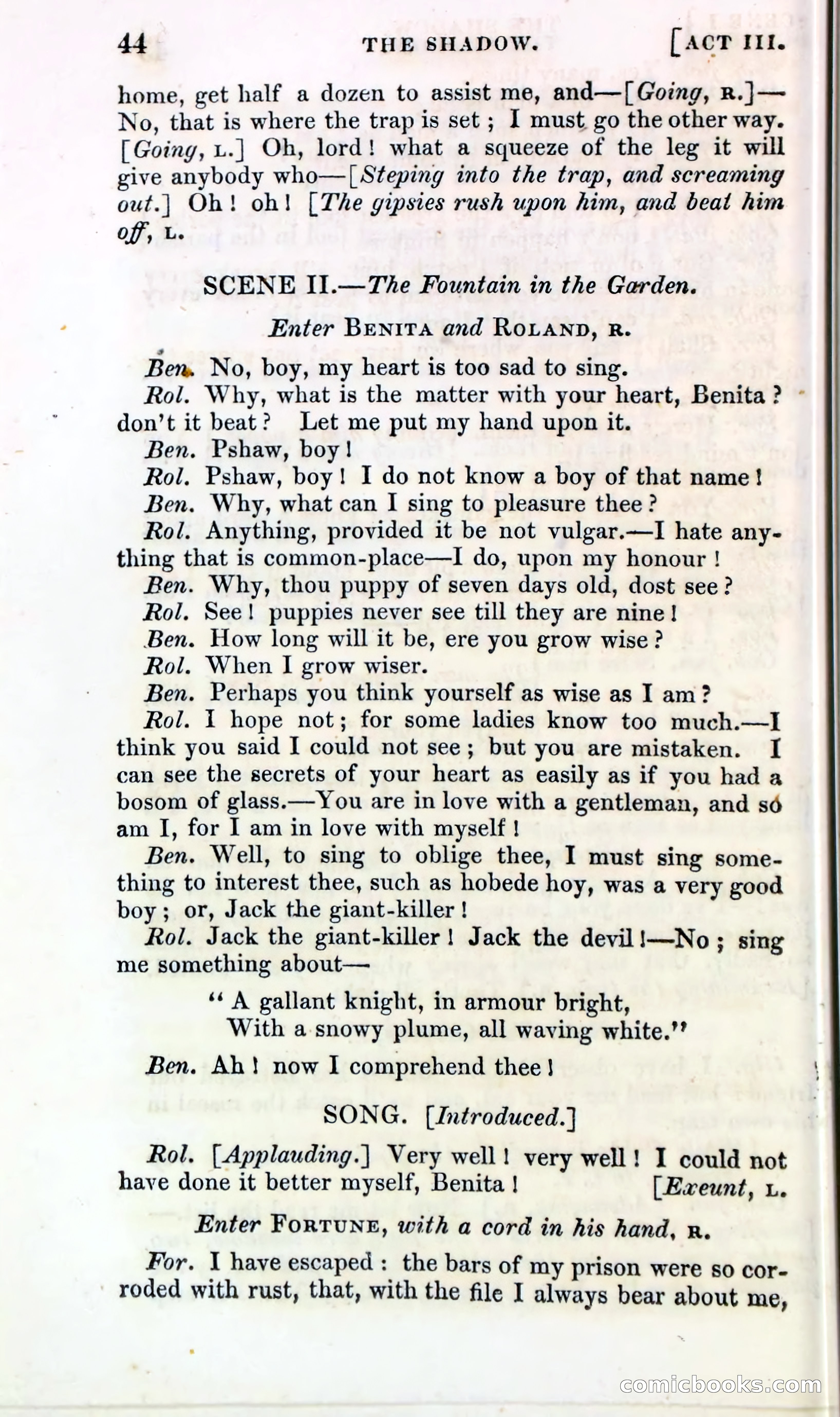 The Shadow! A Mother's Dream — Cumberland's Minor Theatre No. 66 (1835) — page 46 of 62