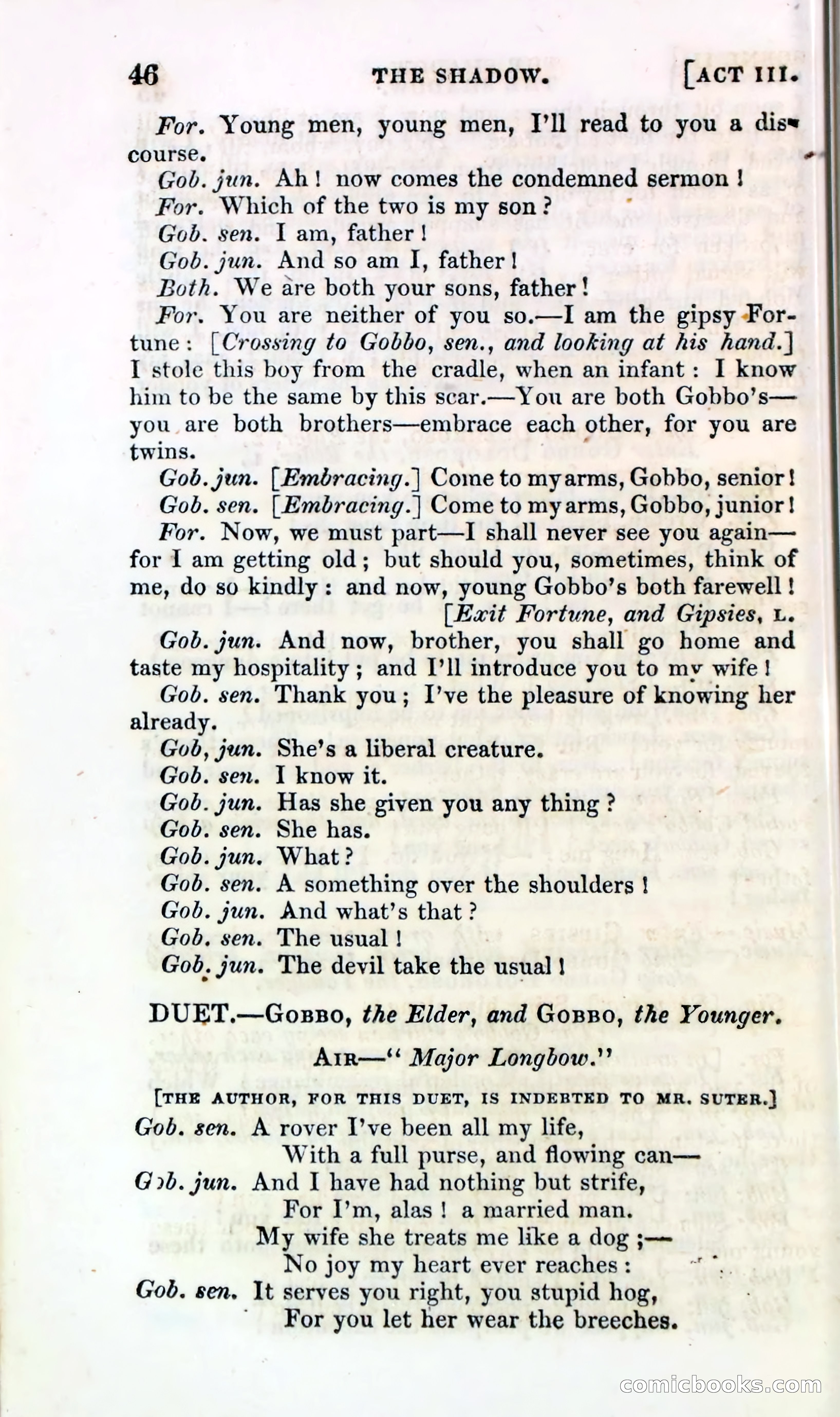 The Shadow! A Mother's Dream — Cumberland's Minor Theatre No. 66 (1835) — page 48 of 62