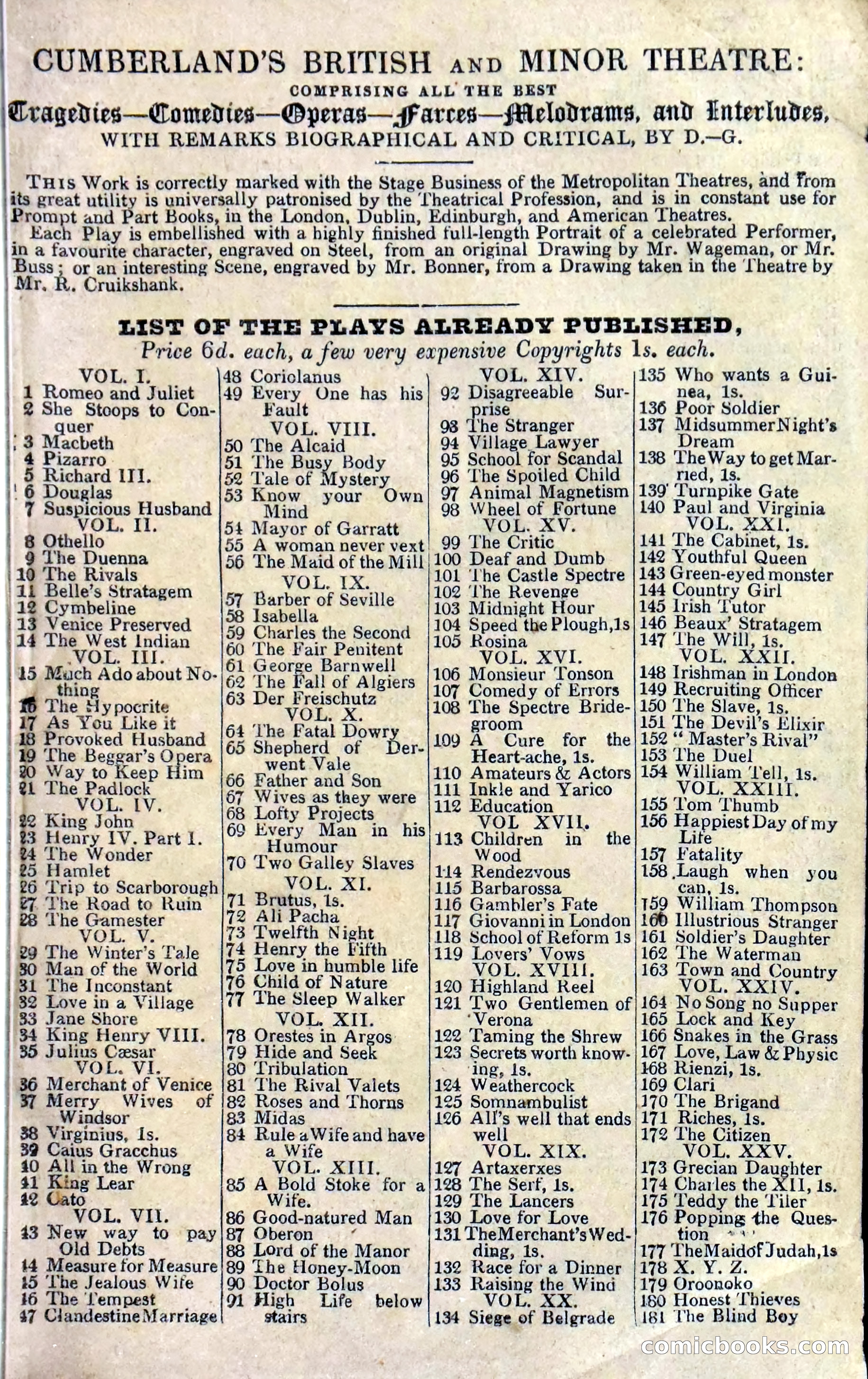 The Shadow! A Mother's Dream — Cumberland's Minor Theatre No. 66 (1835) — page 59 of 62