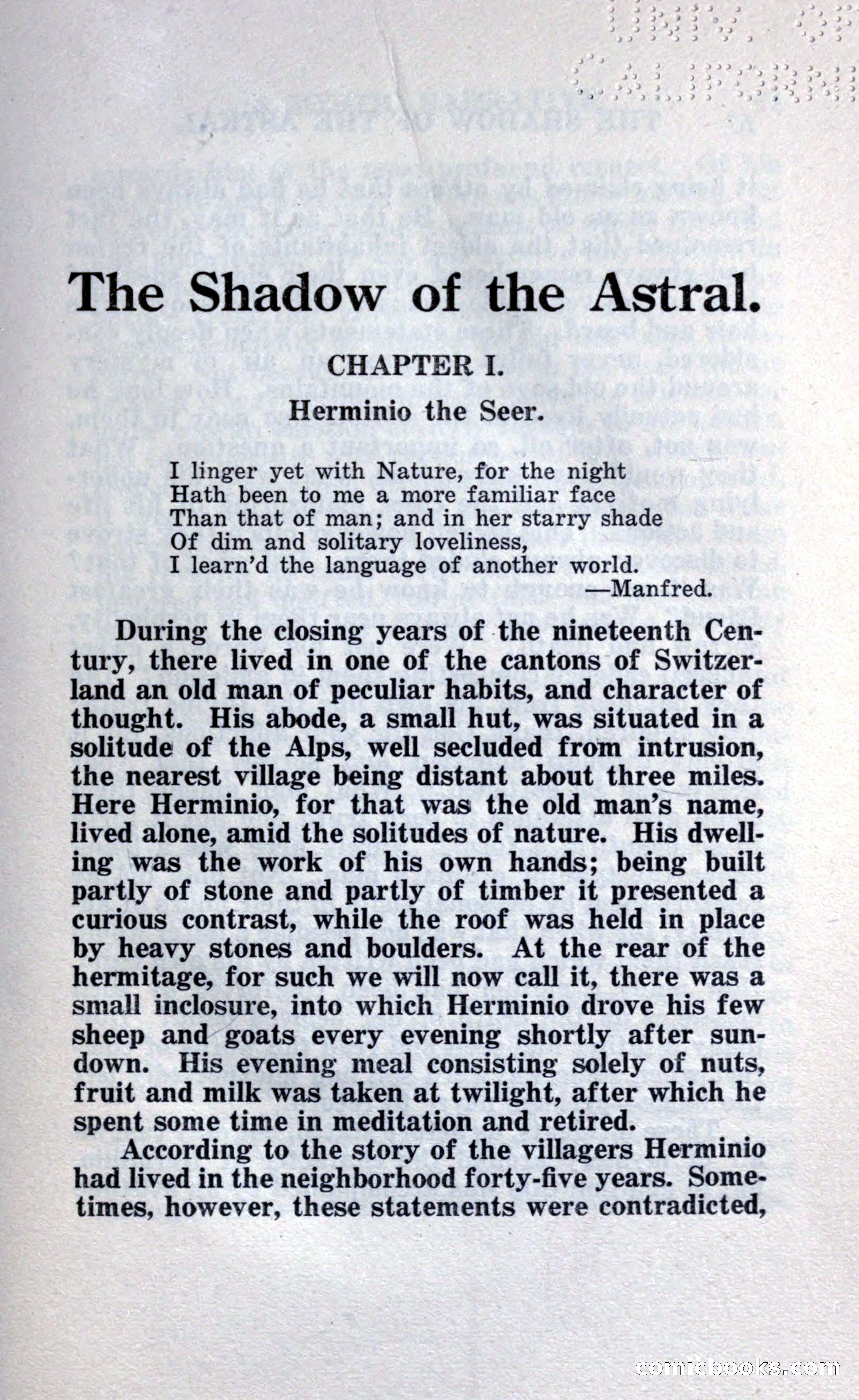 The Shadow of the Astral: A Mystic Narrative — page 15 of 348