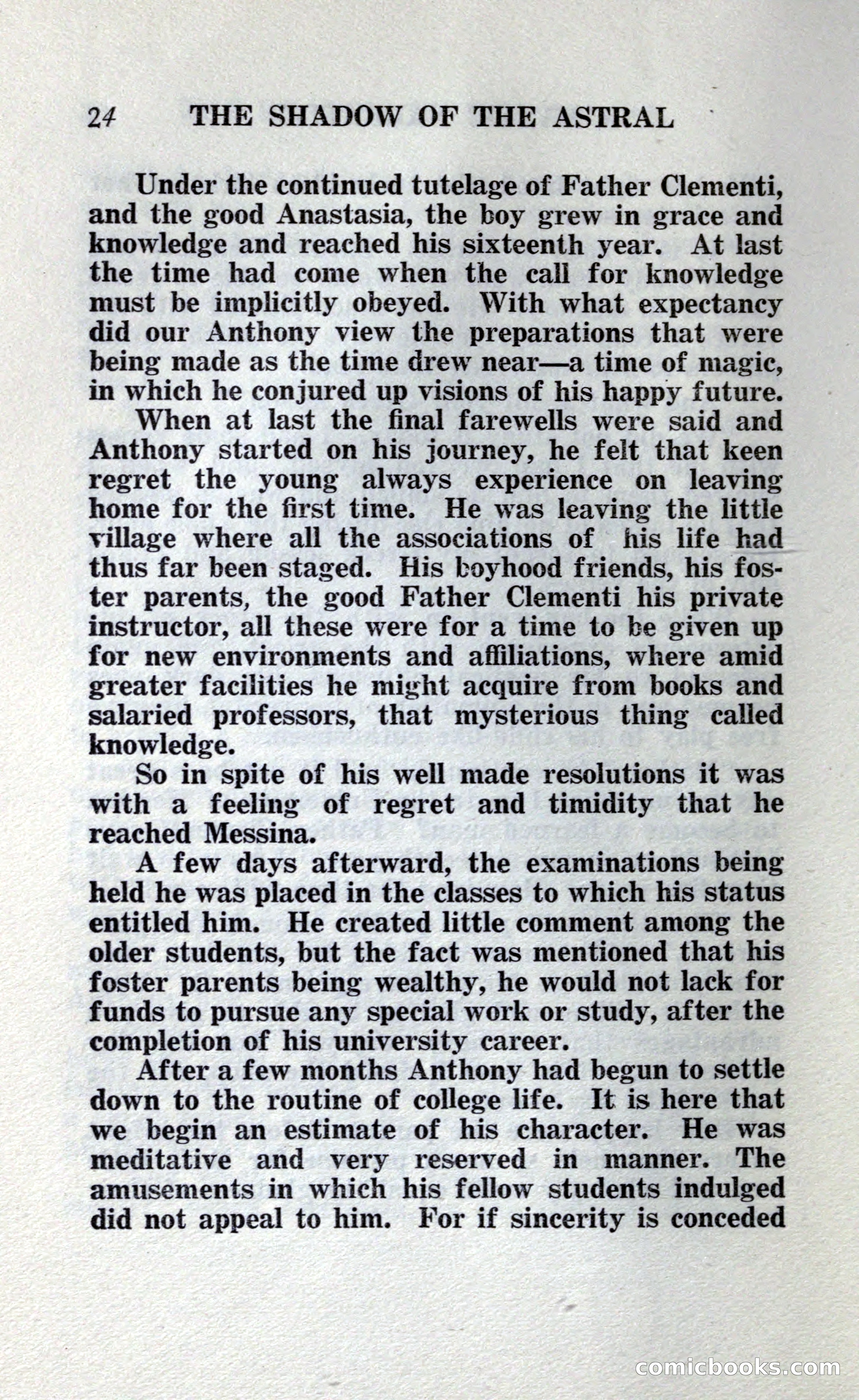 The Shadow of the Astral: A Mystic Narrative — page 30 of 348