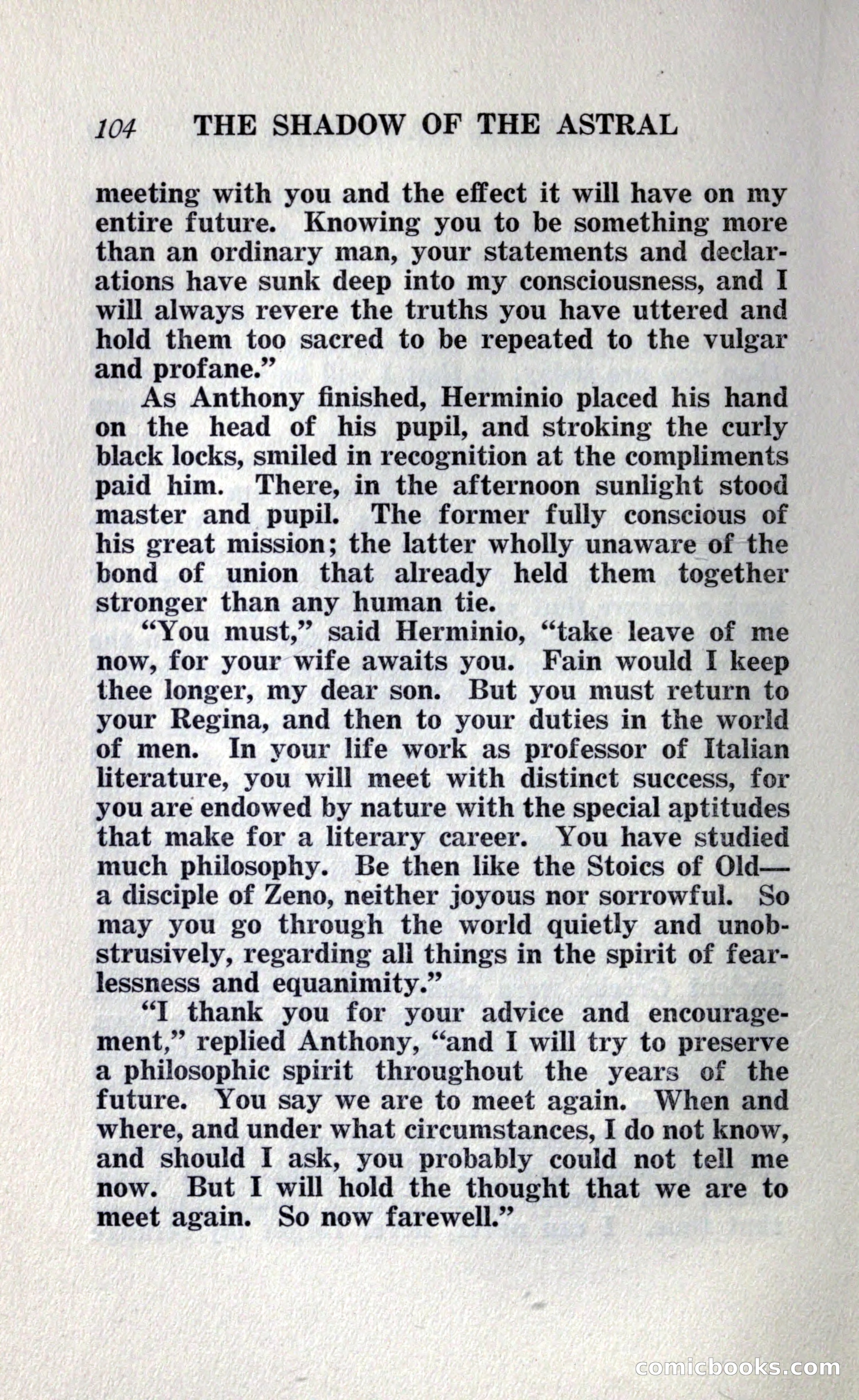 The Shadow of the Astral: A Mystic Narrative — page 110 of 348