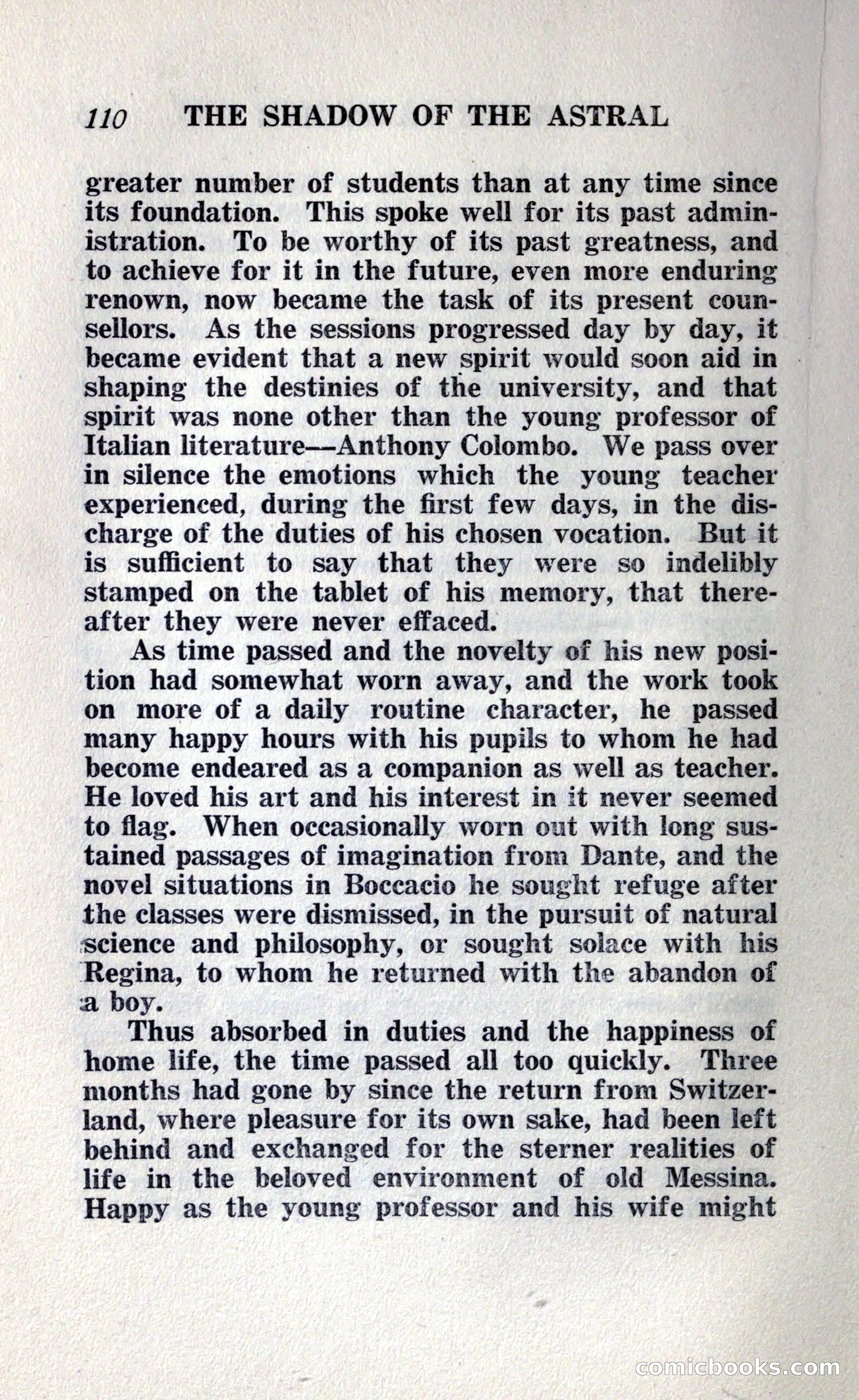 The Shadow of the Astral: A Mystic Narrative — page 116 of 348
