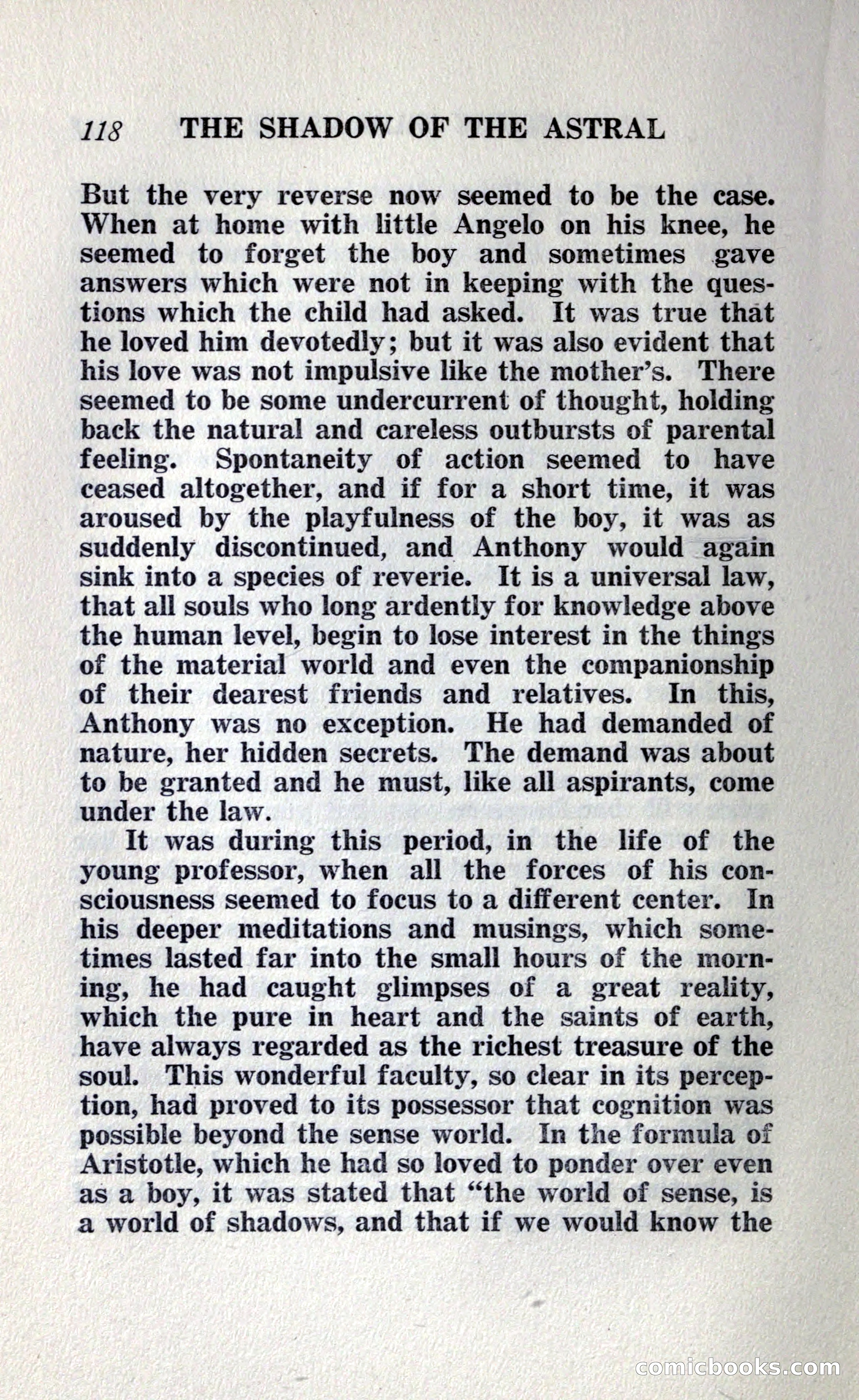 The Shadow of the Astral: A Mystic Narrative — page 124 of 348