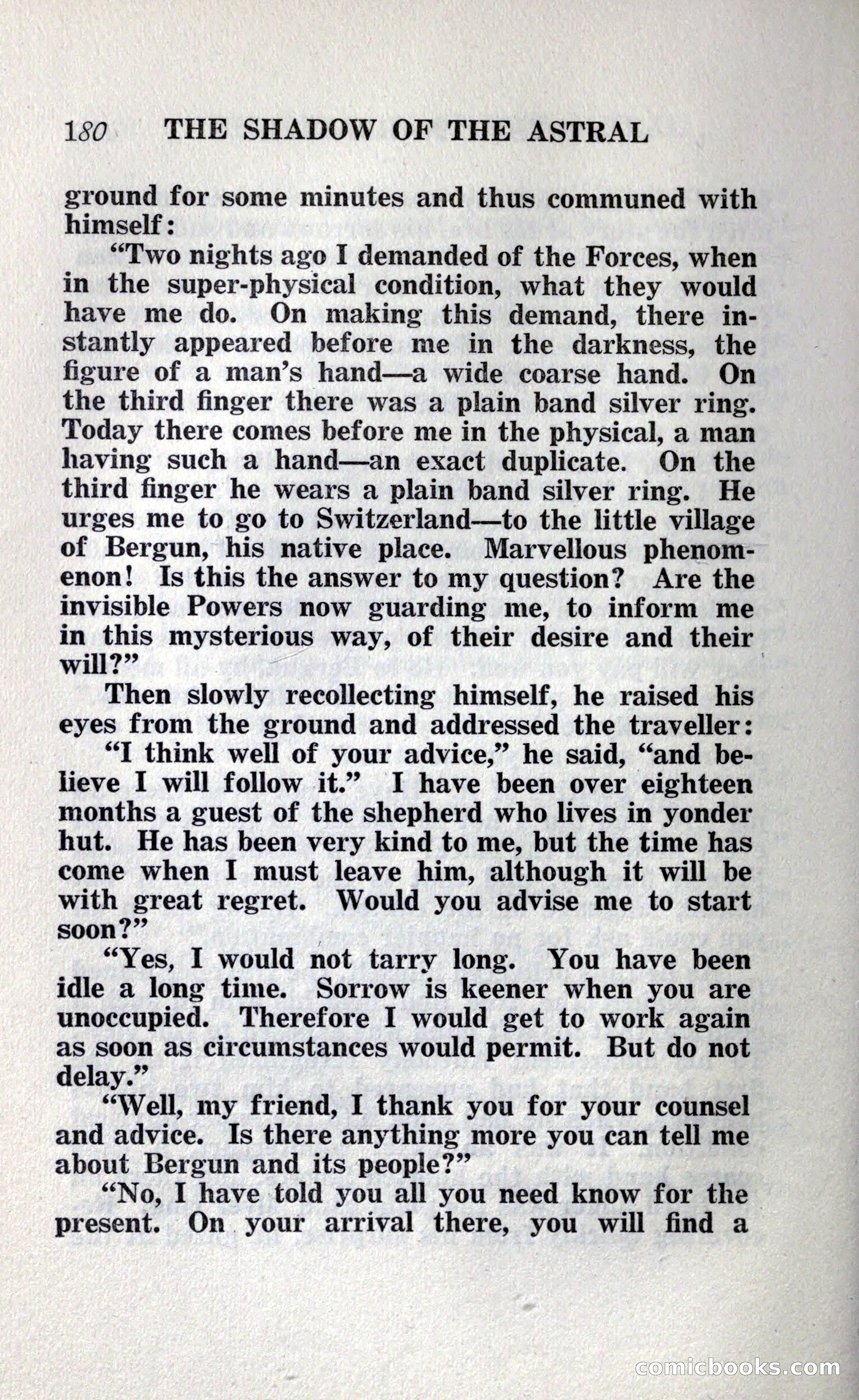 The Shadow of the Astral: A Mystic Narrative — page 186 of 348