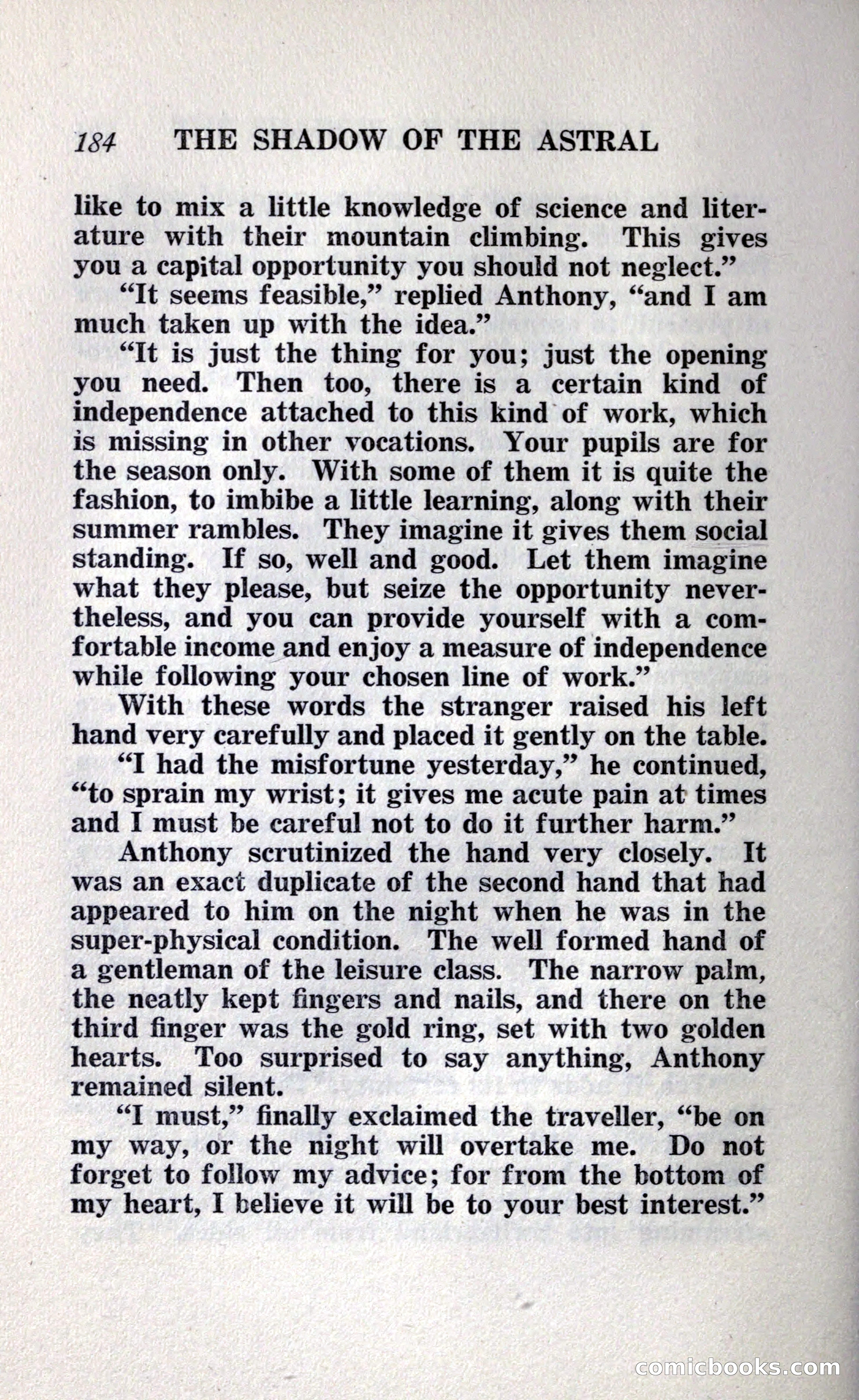 The Shadow of the Astral: A Mystic Narrative — page 190 of 348
