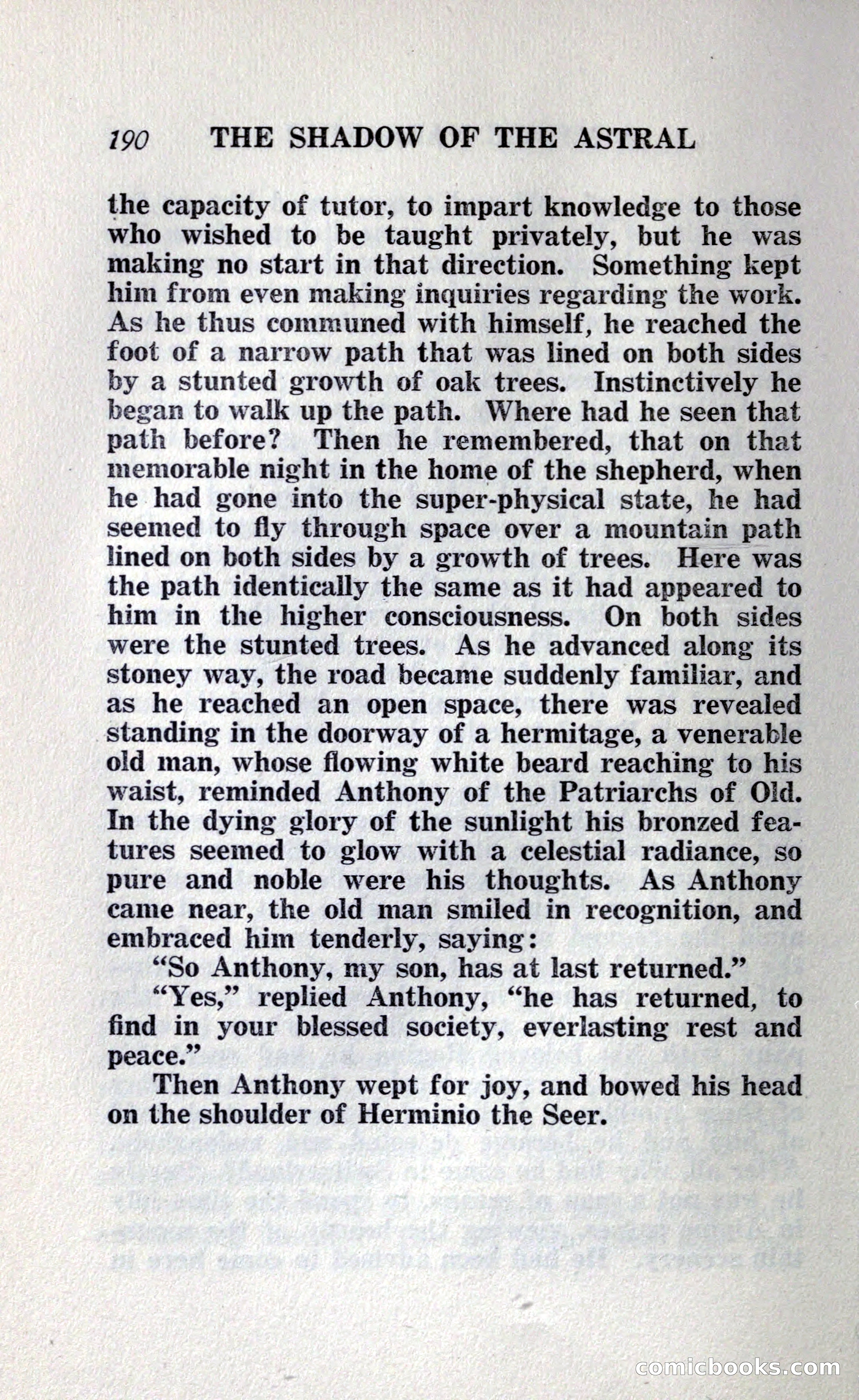 The Shadow of the Astral: A Mystic Narrative — page 196 of 348
