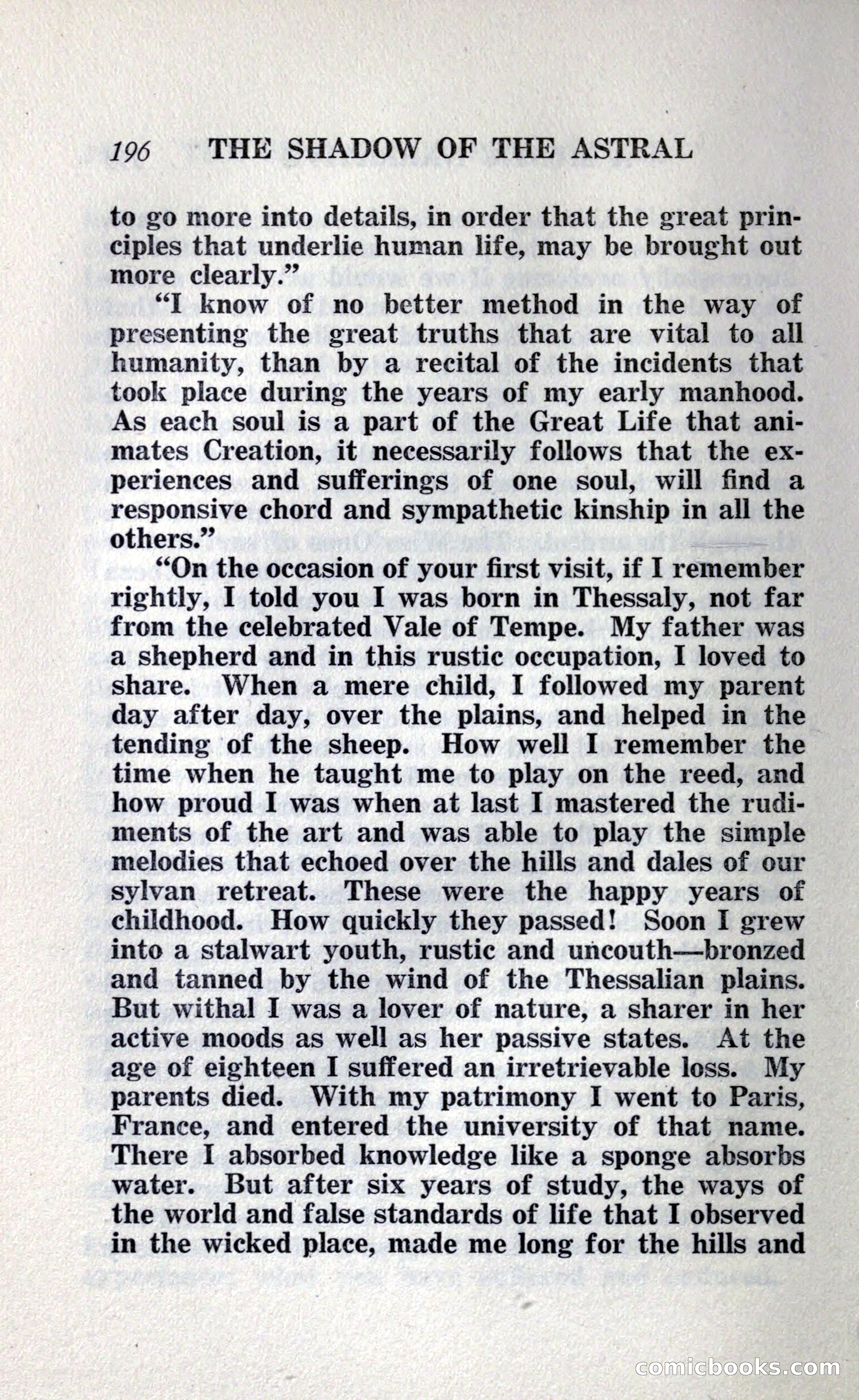 The Shadow of the Astral: A Mystic Narrative — page 202 of 348