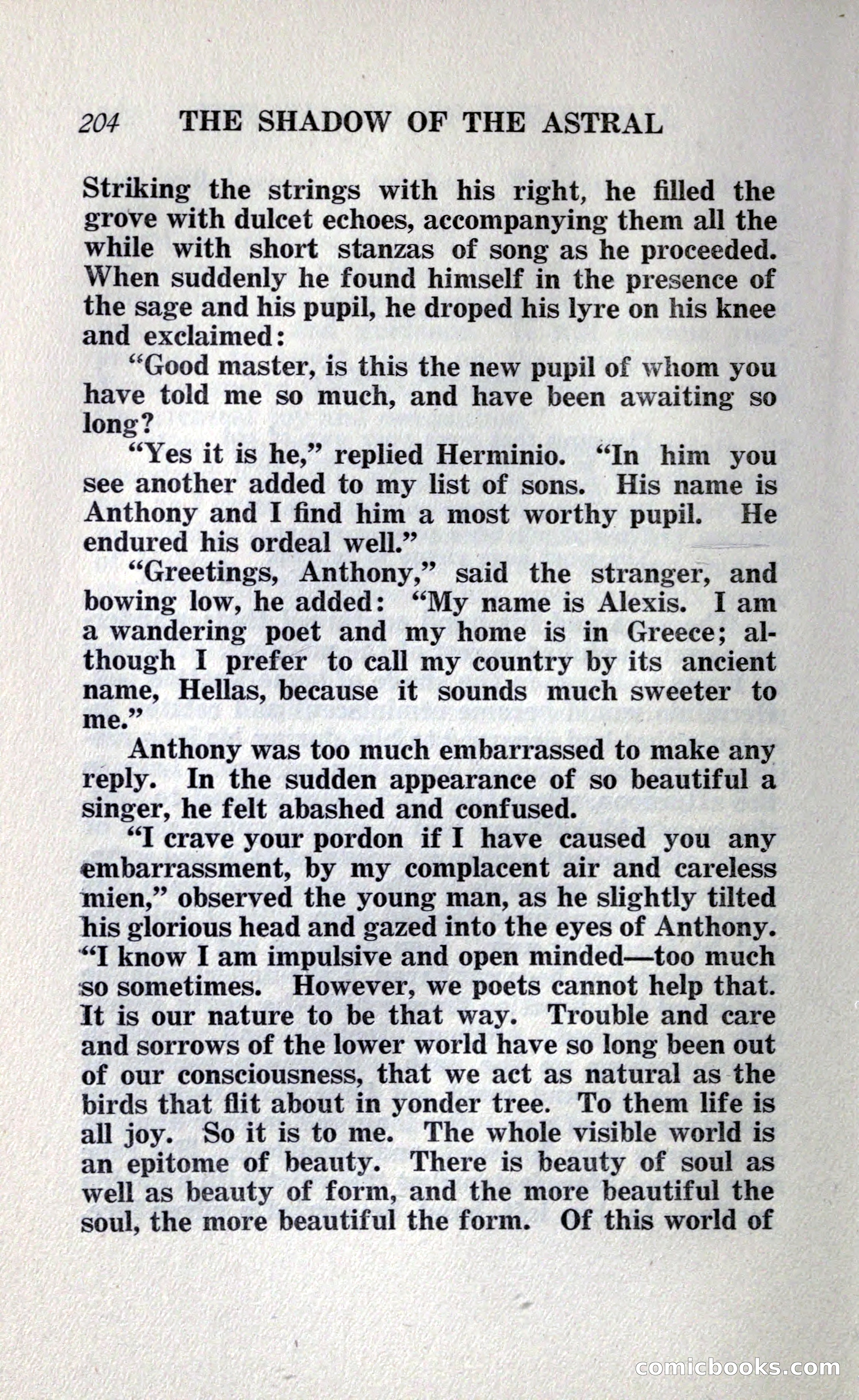 The Shadow of the Astral: A Mystic Narrative — page 210 of 348