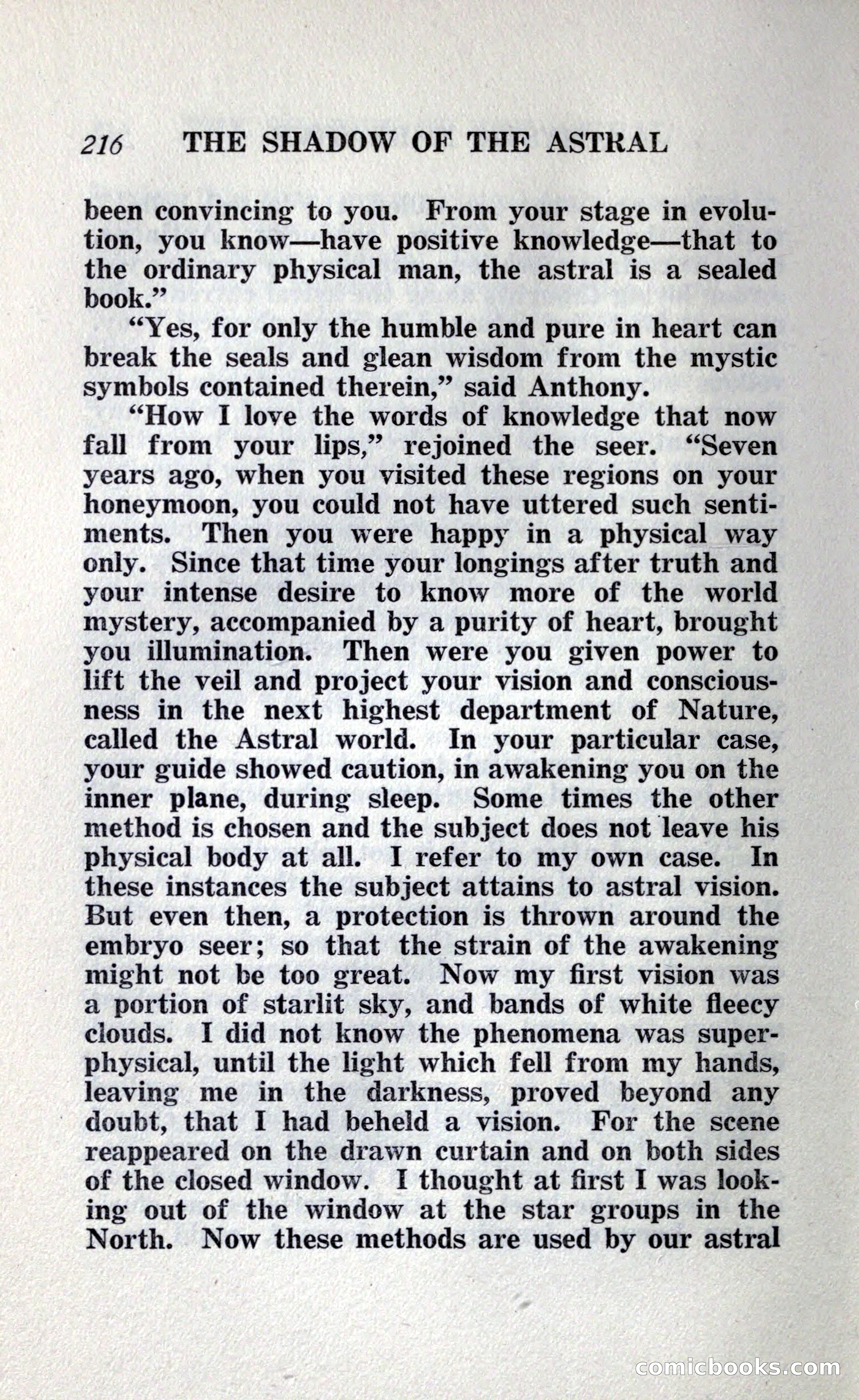 The Shadow of the Astral: A Mystic Narrative — page 222 of 348