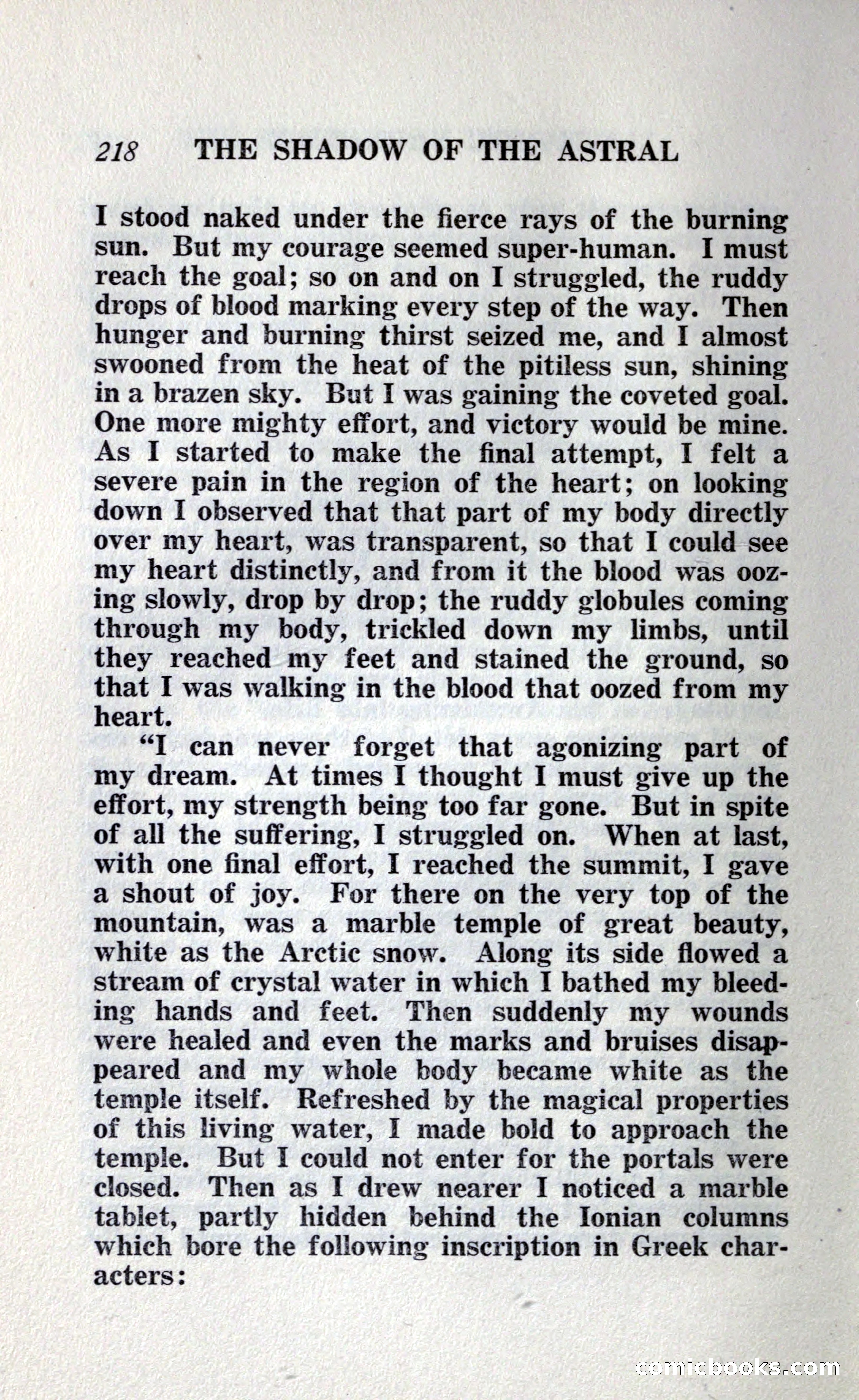 The Shadow of the Astral: A Mystic Narrative — page 224 of 348