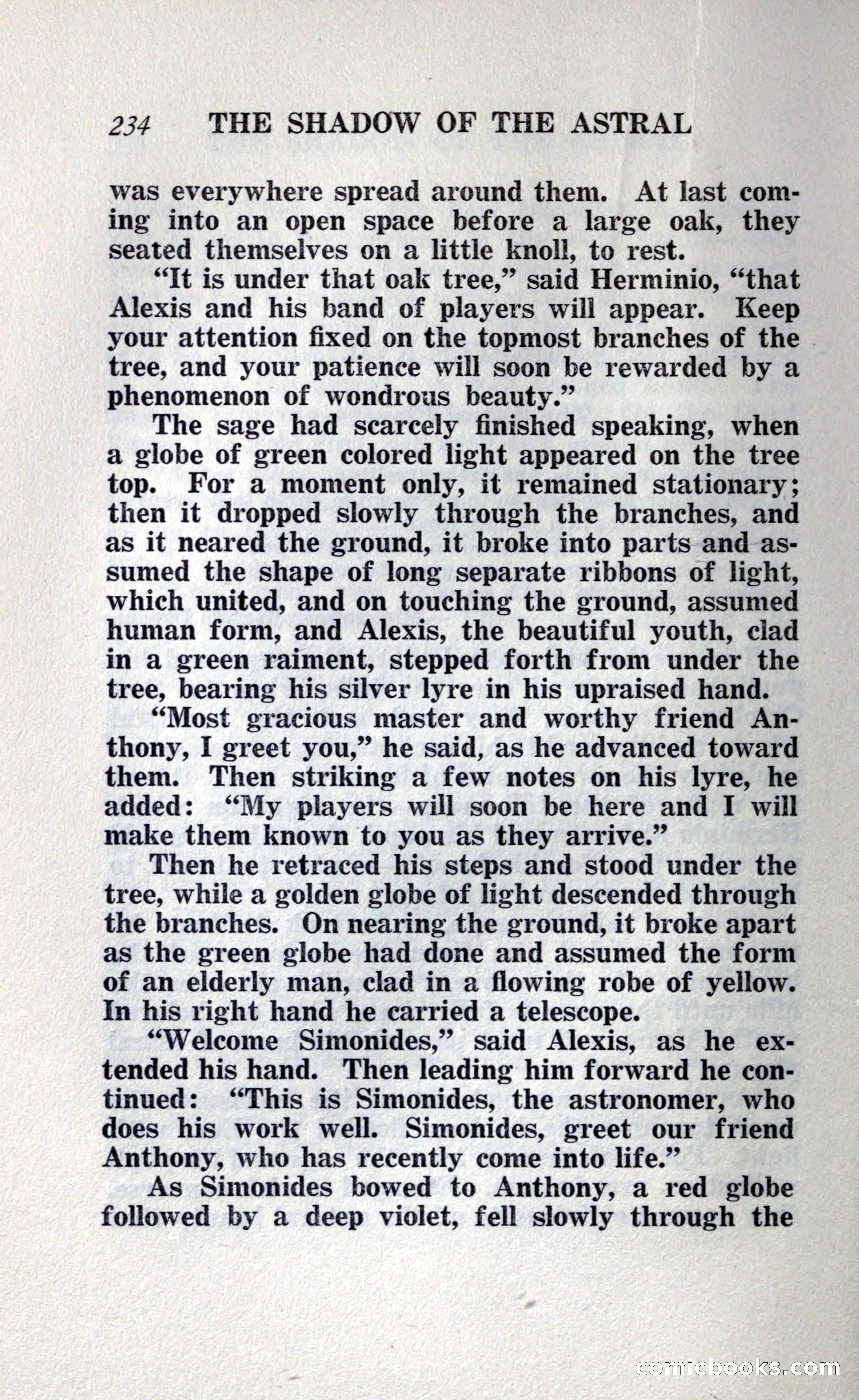 The Shadow of the Astral: A Mystic Narrative — page 240 of 348