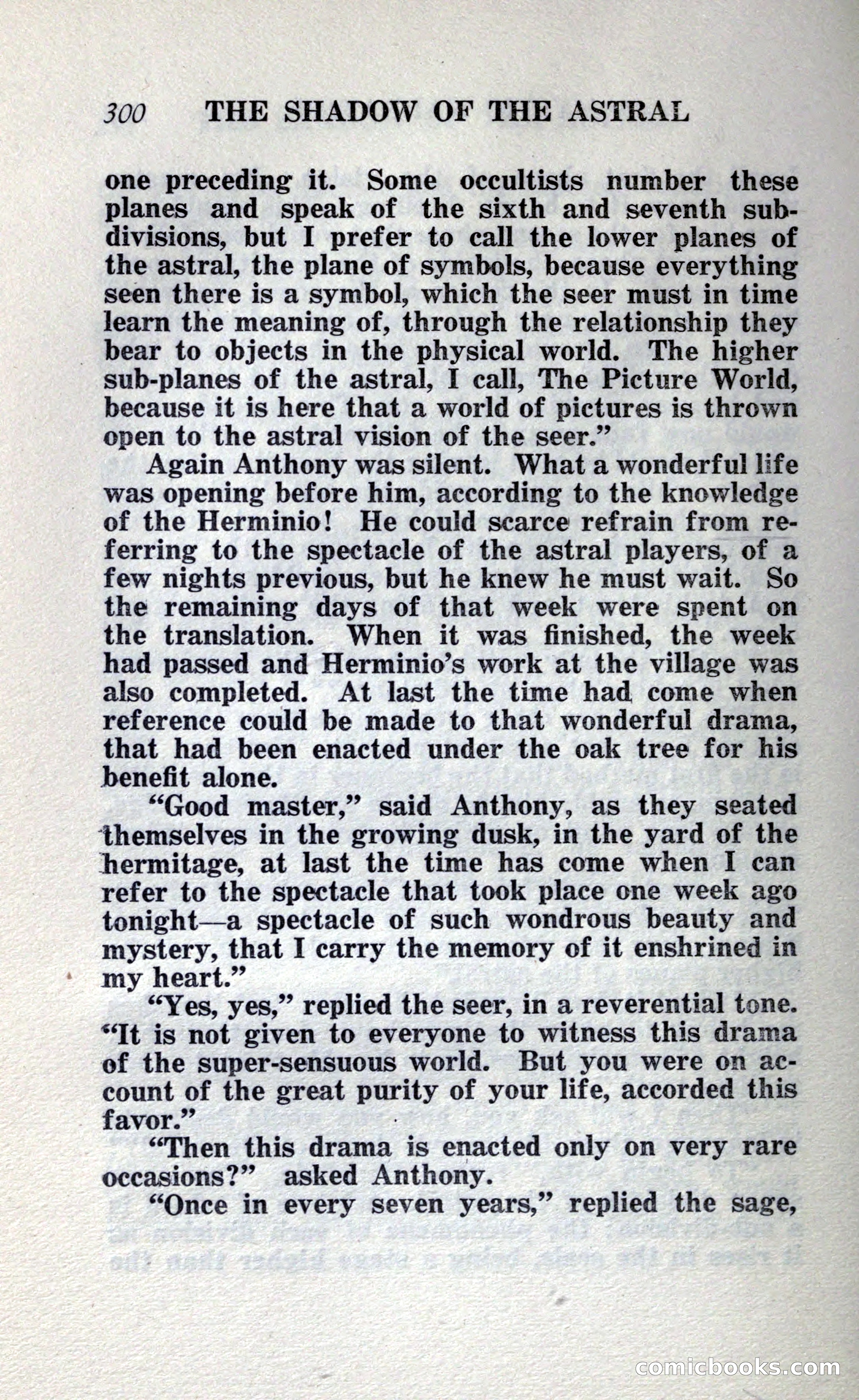 The Shadow of the Astral: A Mystic Narrative — page 306 of 348