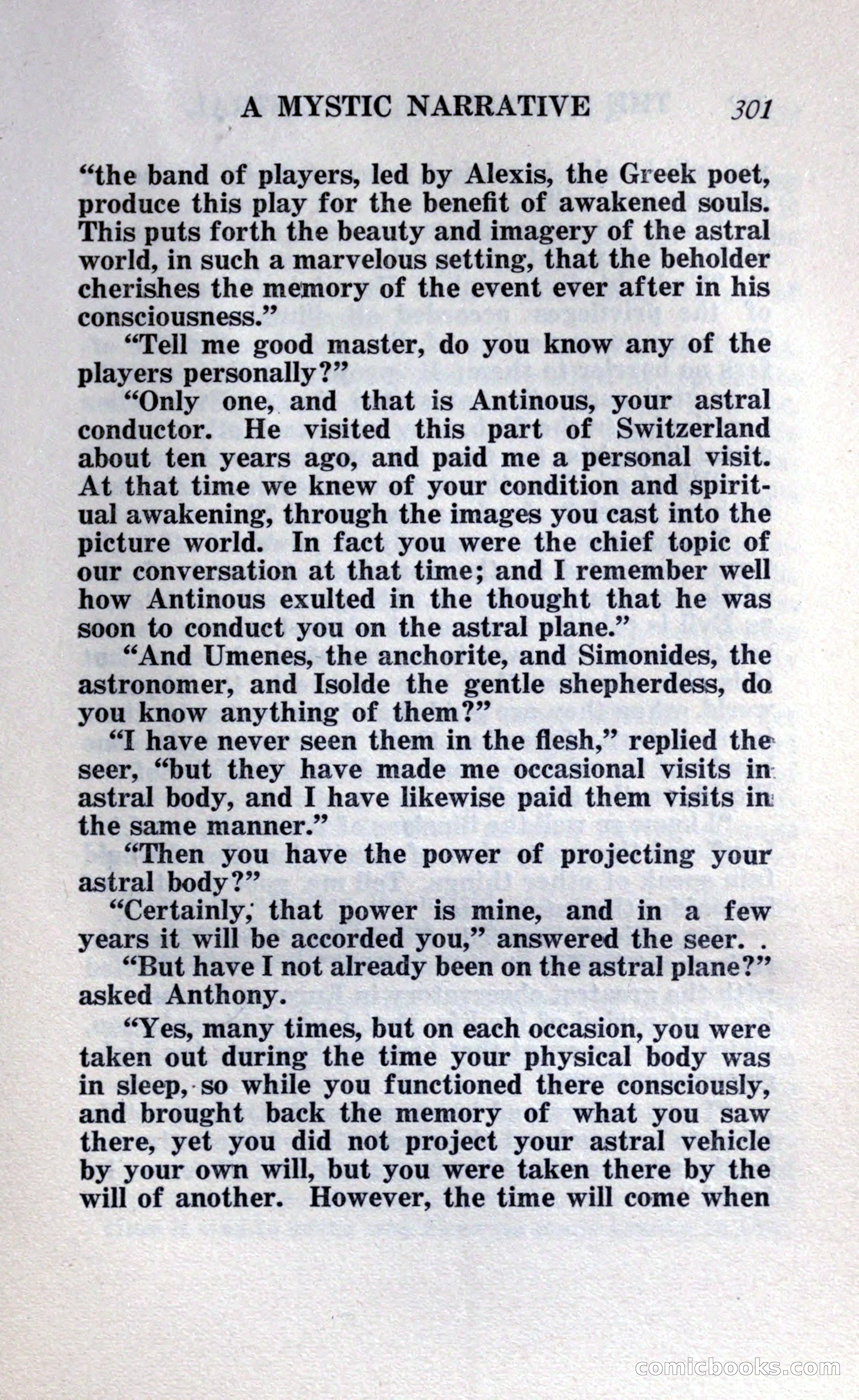 The Shadow of the Astral: A Mystic Narrative — page 307 of 348