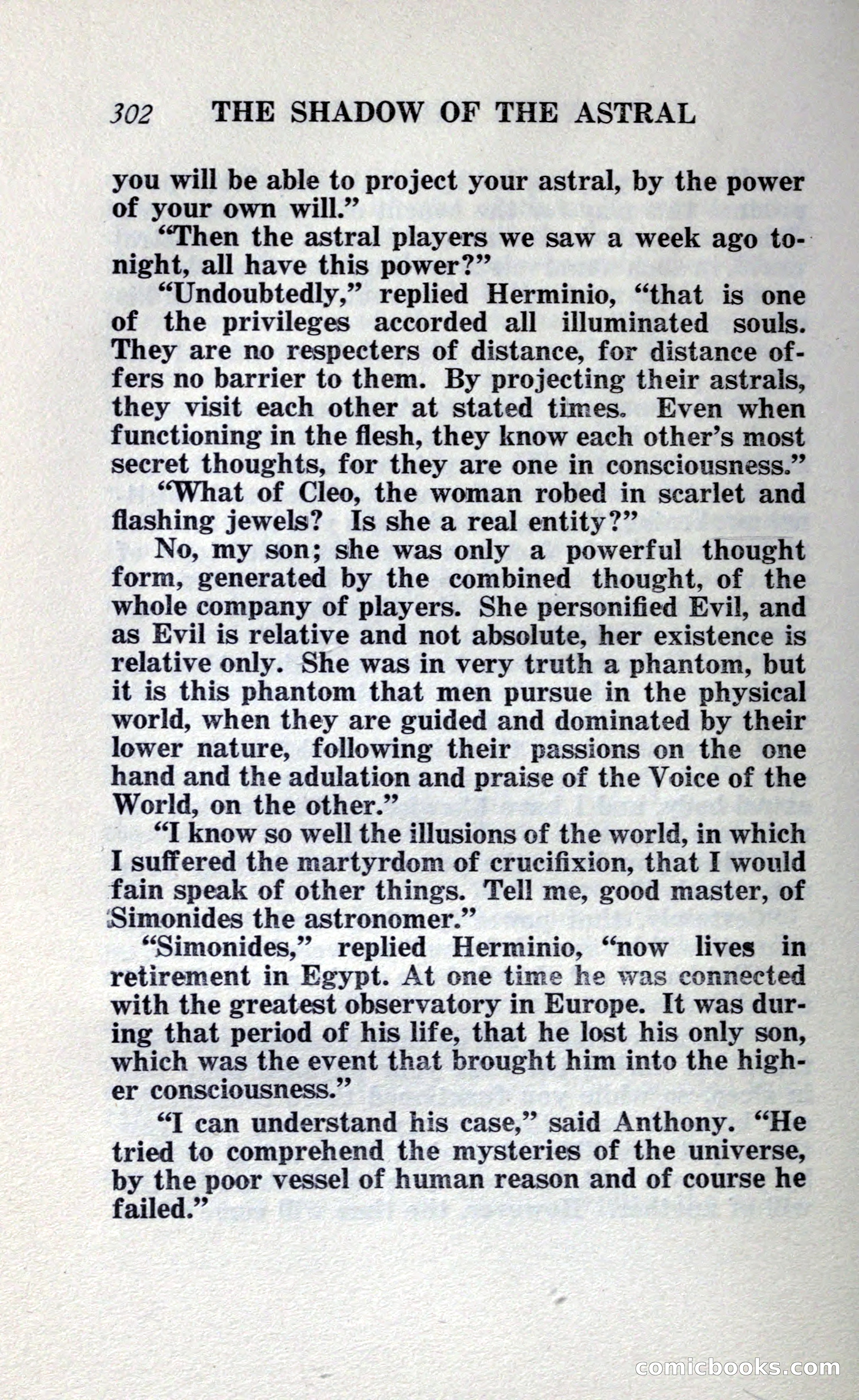 The Shadow of the Astral: A Mystic Narrative — page 308 of 348