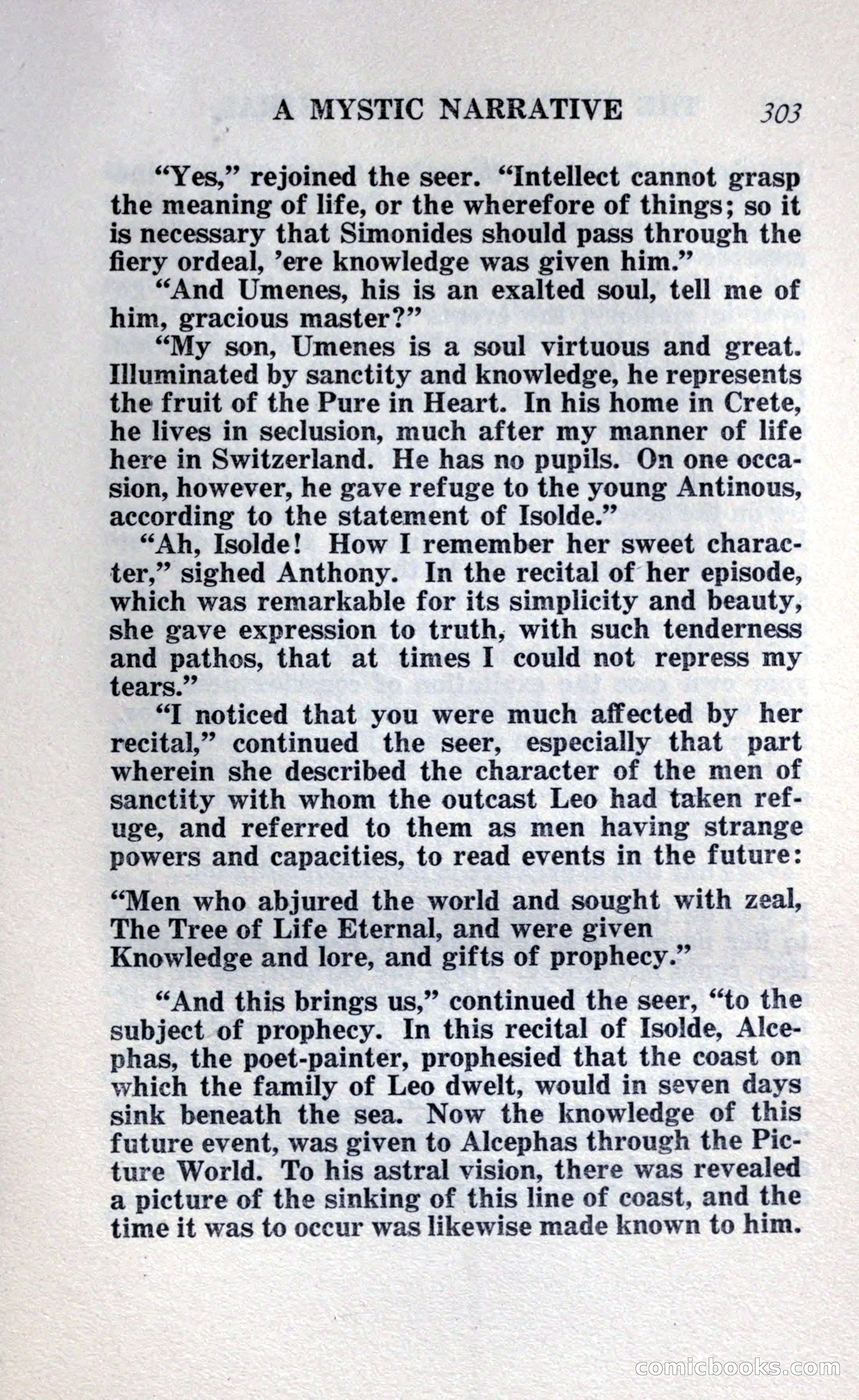 The Shadow of the Astral: A Mystic Narrative — page 309 of 348