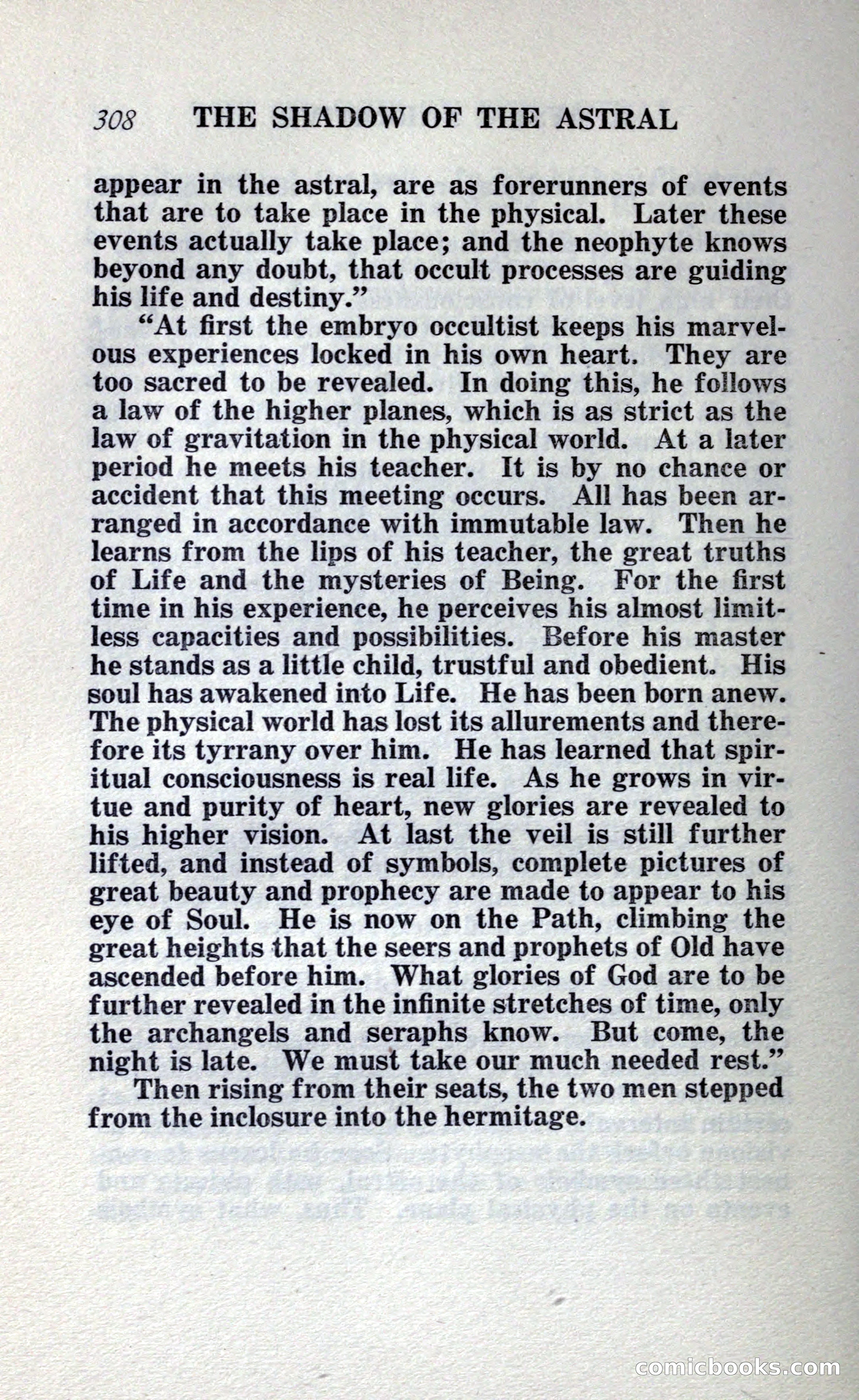 The Shadow of the Astral: A Mystic Narrative — page 314 of 348