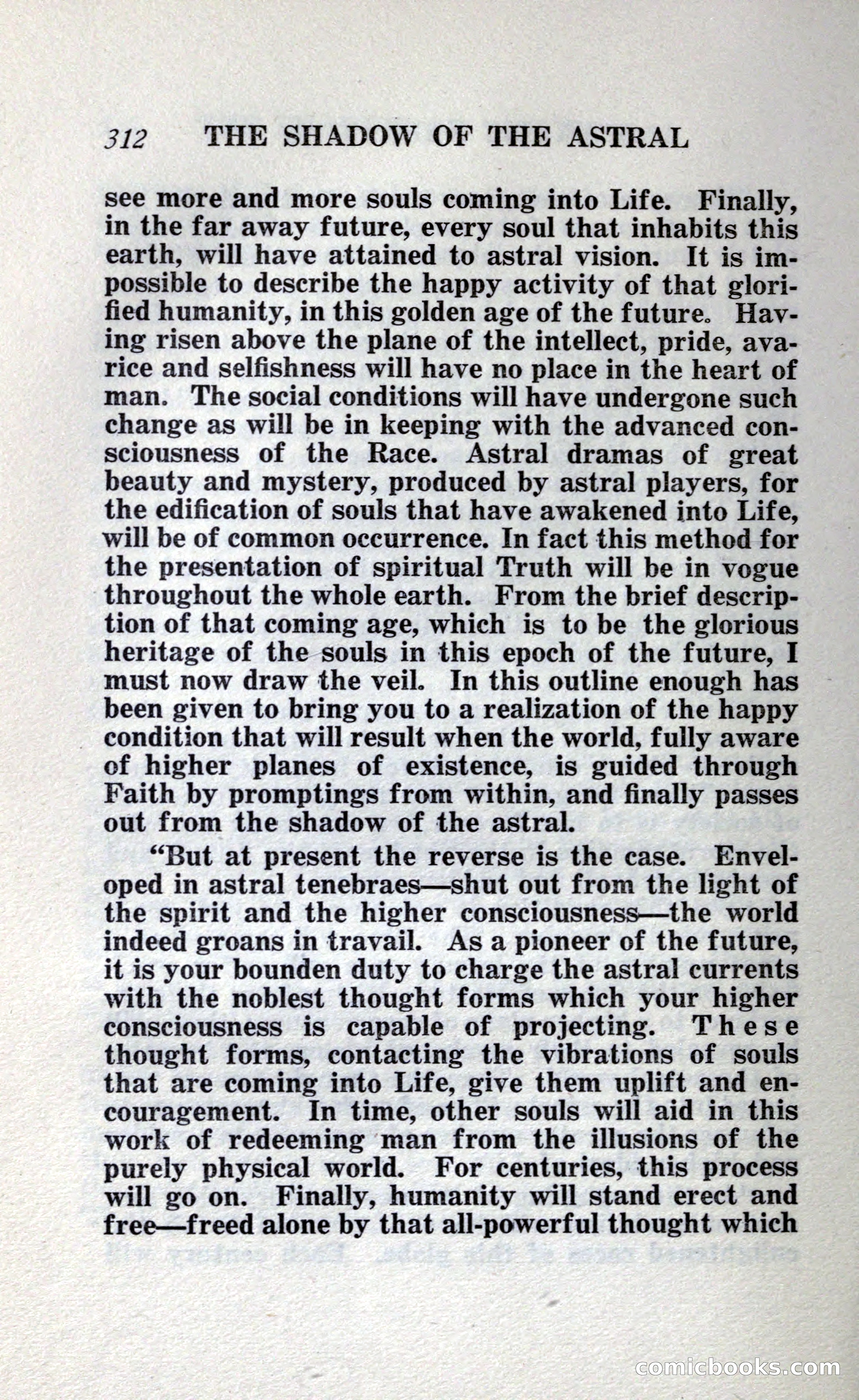 The Shadow of the Astral: A Mystic Narrative — page 318 of 348