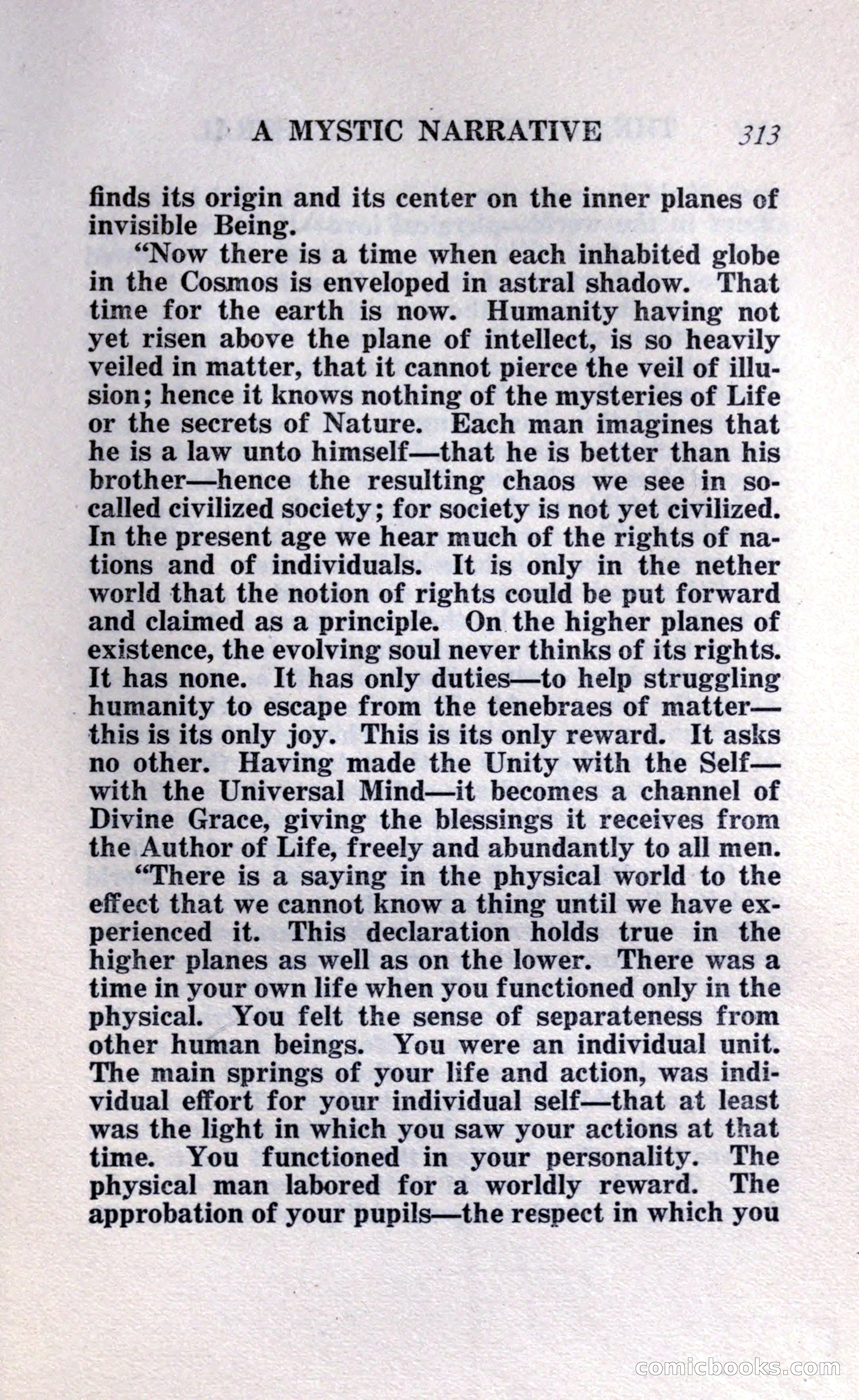 The Shadow of the Astral: A Mystic Narrative — page 319 of 348