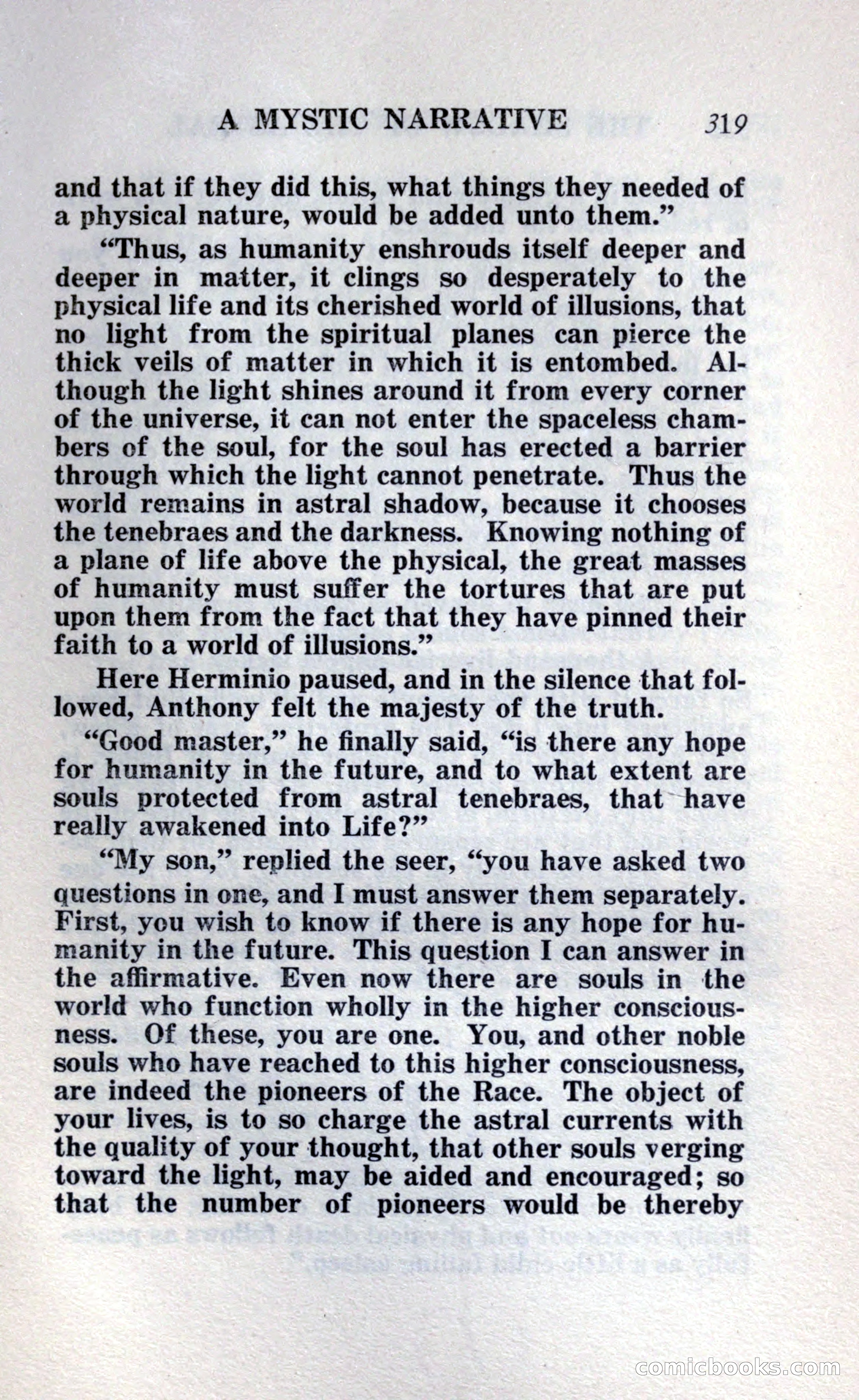 The Shadow of the Astral: A Mystic Narrative — page 325 of 348