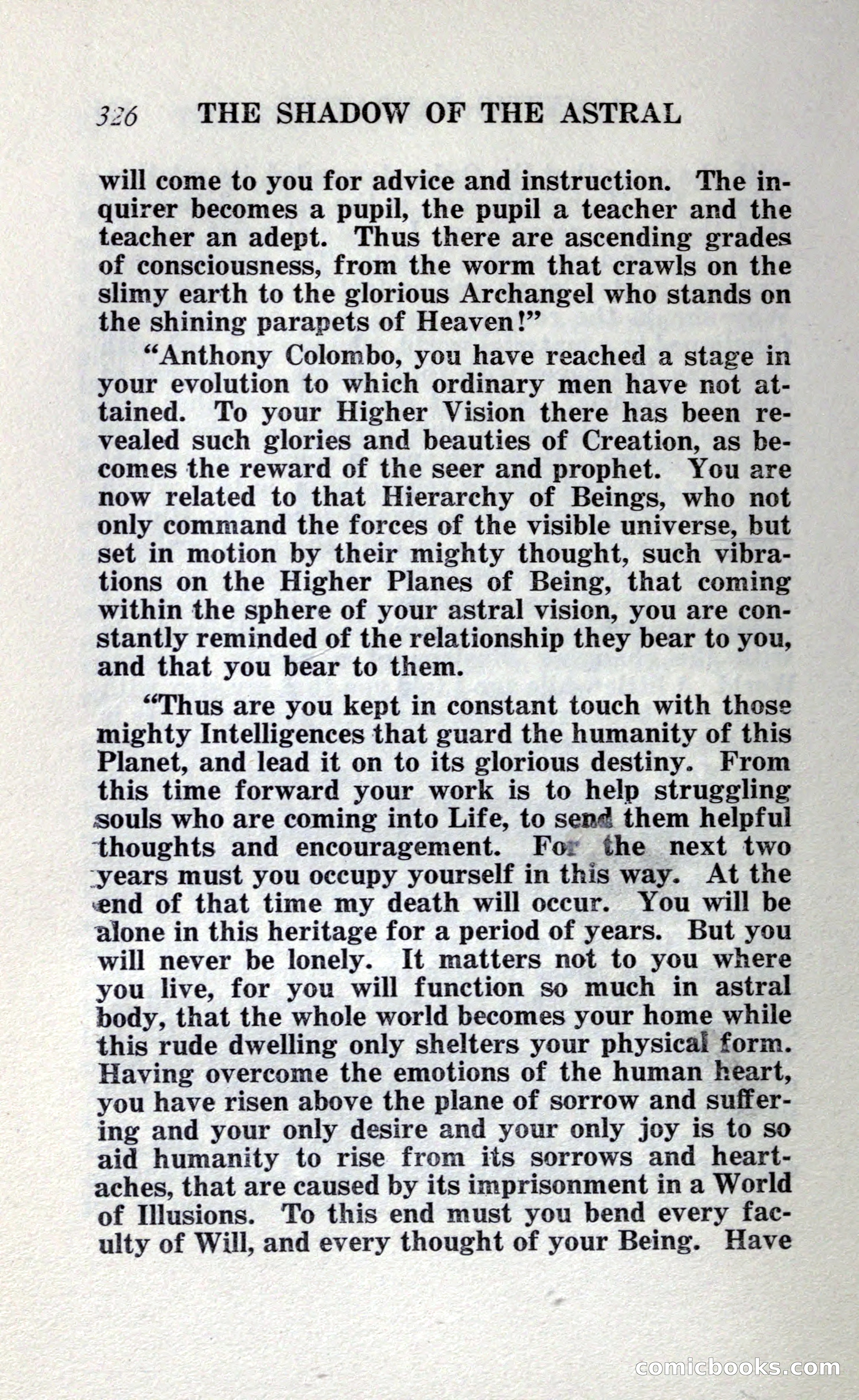 The Shadow of the Astral: A Mystic Narrative — page 332 of 348
