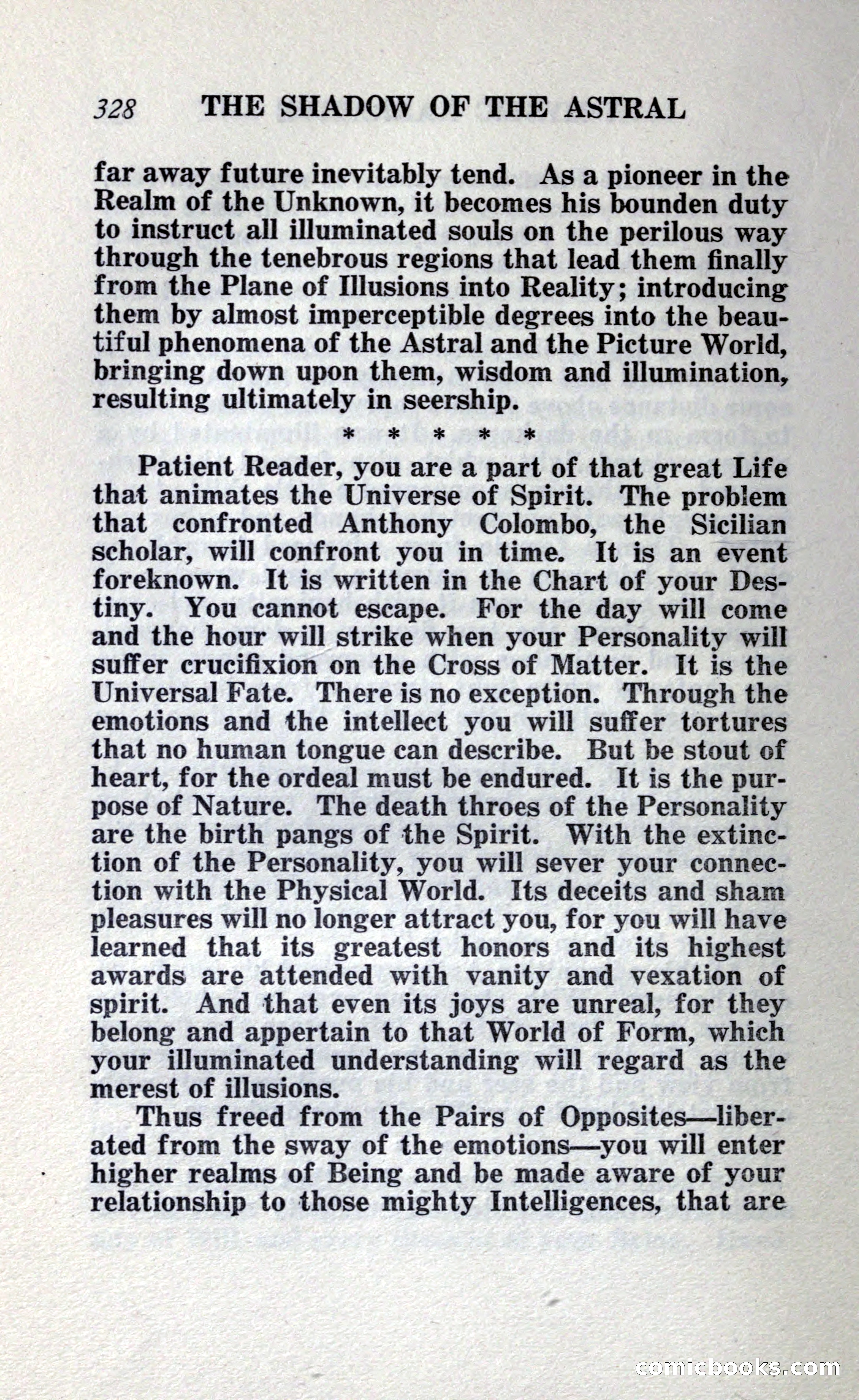 The Shadow of the Astral: A Mystic Narrative — page 334 of 348
