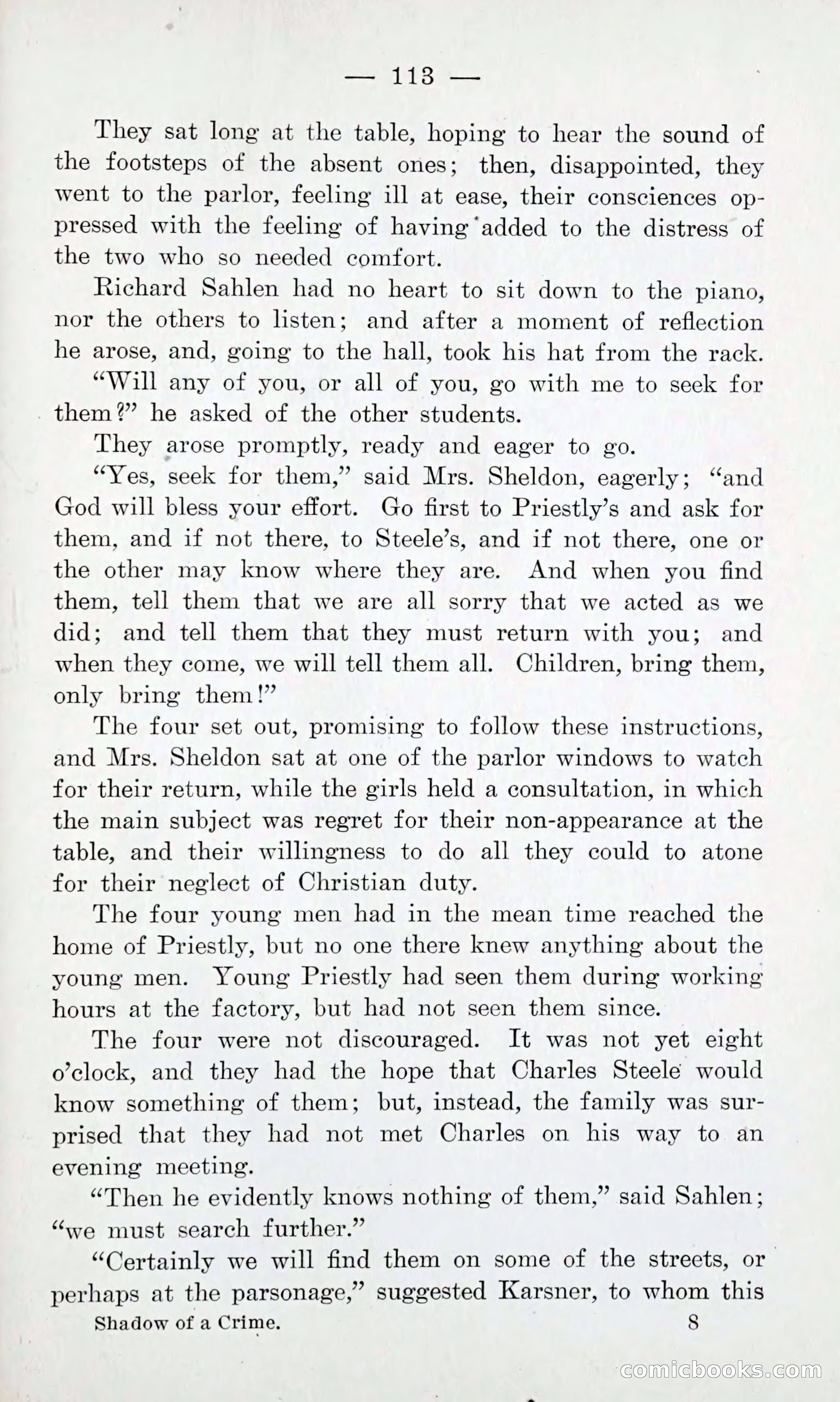 The Shadow of a Crime — page 118 of 137