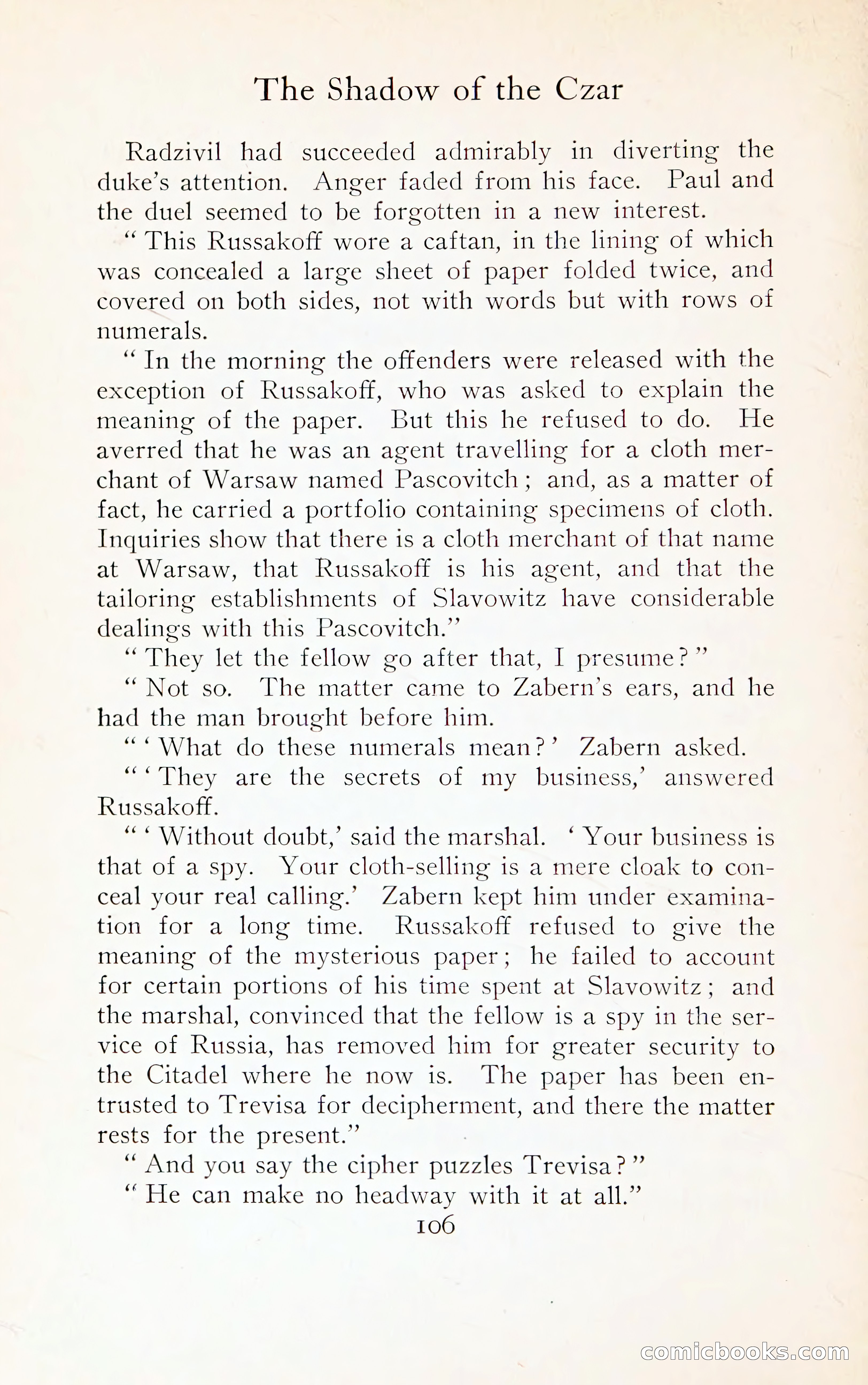 The Shadow of the Czar — page 119 of 399