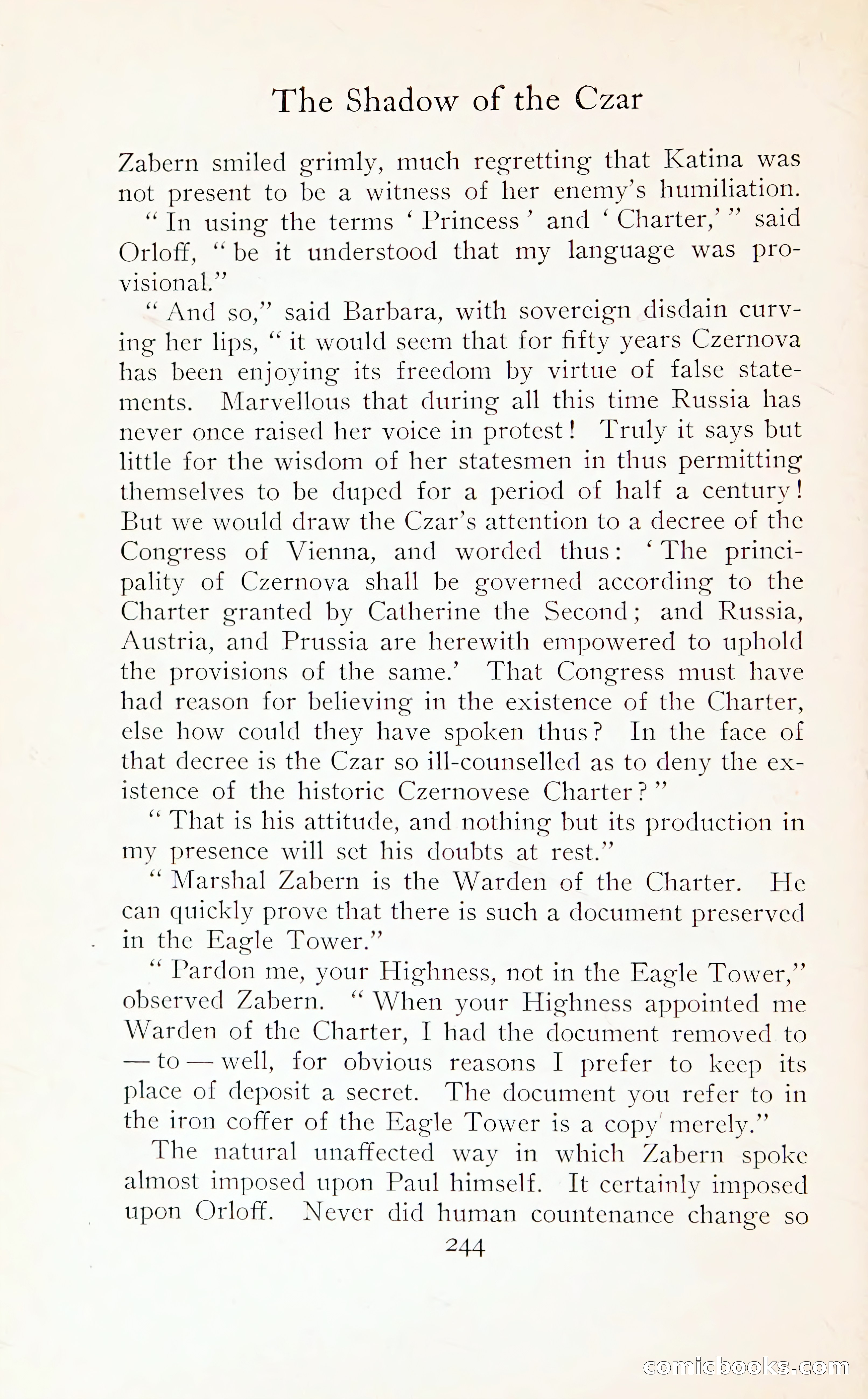 The Shadow of the Czar — page 259 of 399