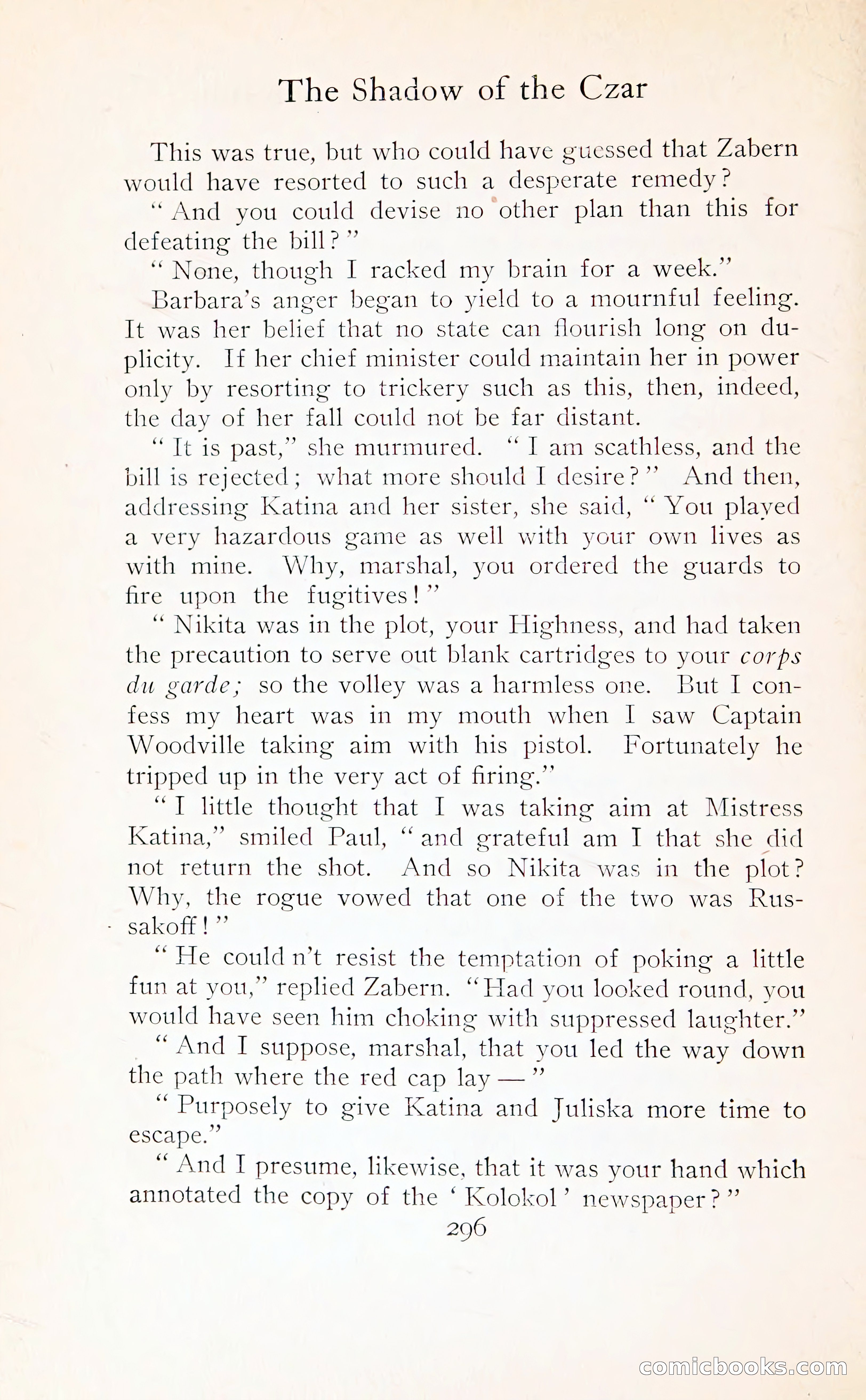 The Shadow of the Czar — page 311 of 399