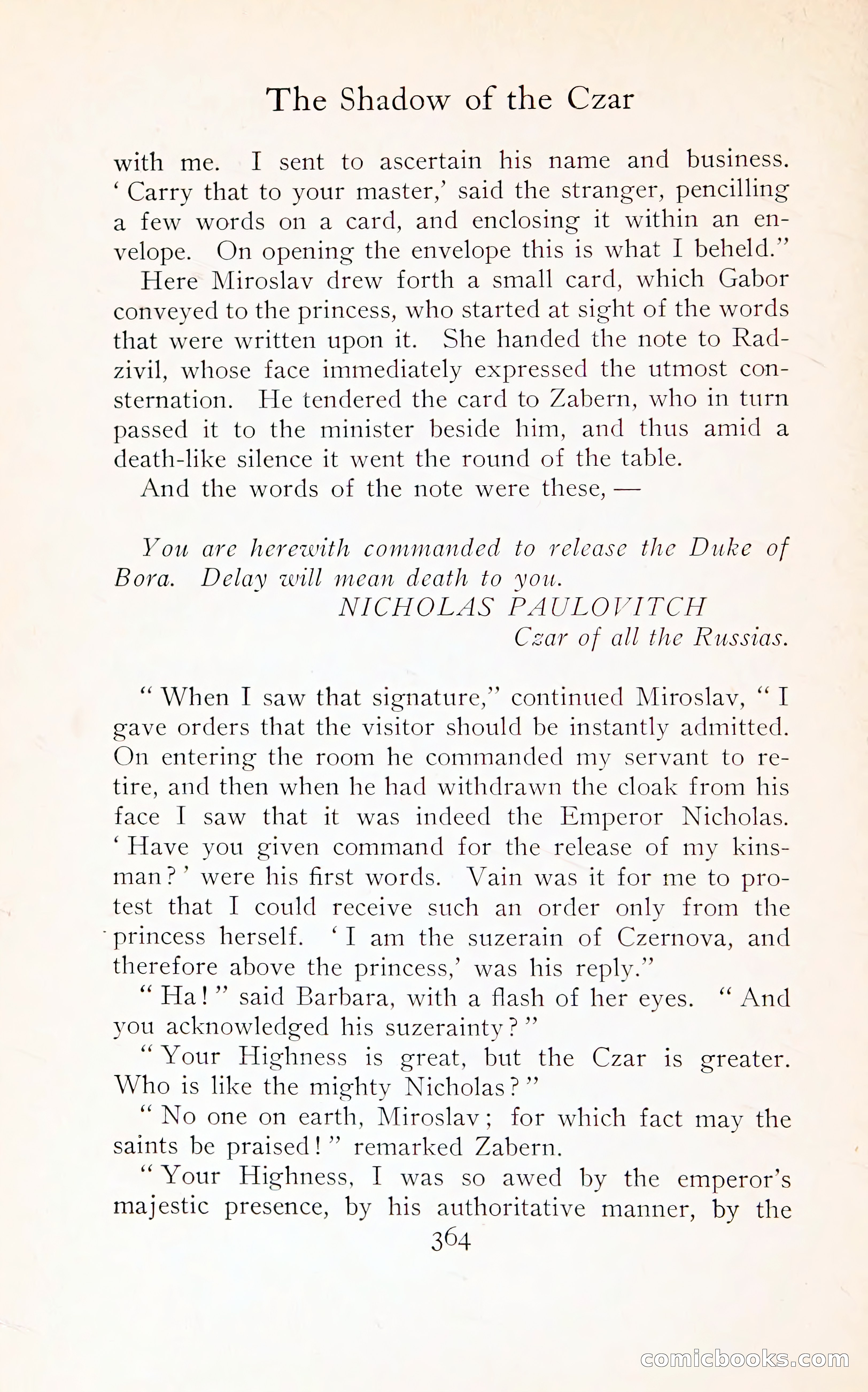 The Shadow of the Czar — page 379 of 399