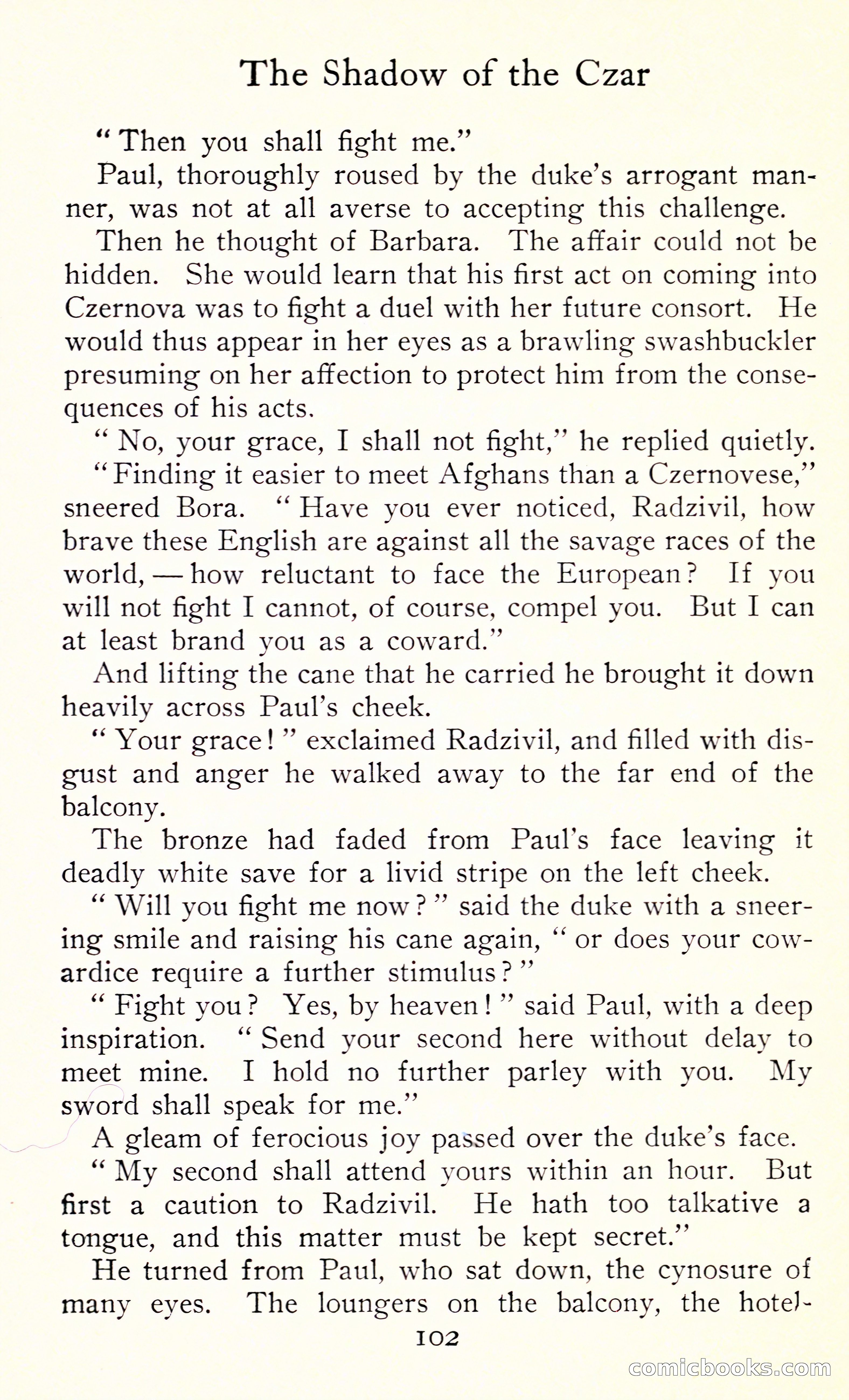 The Shadow of the Czar — page 116 of 400