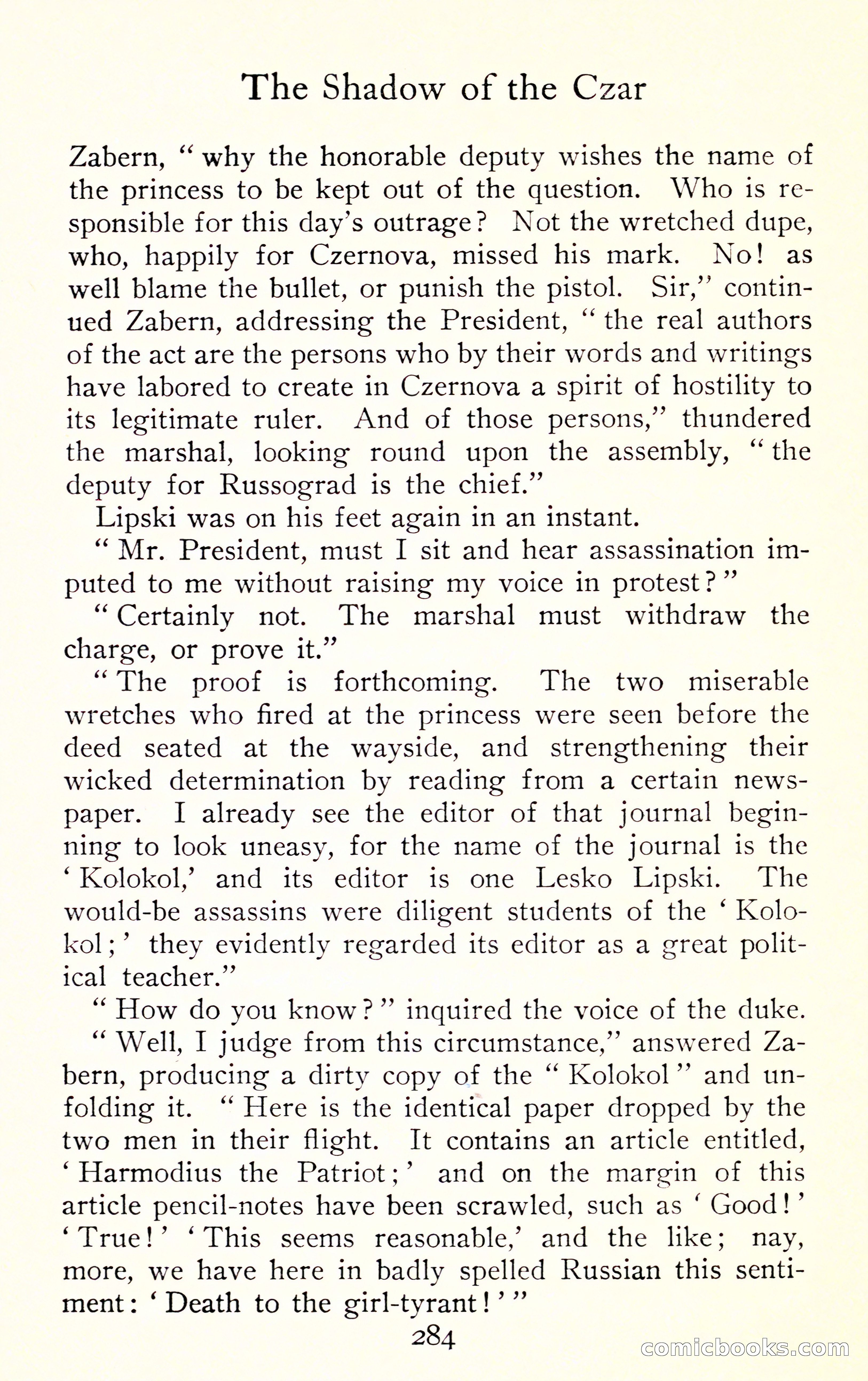 The Shadow of the Czar — page 300 of 400