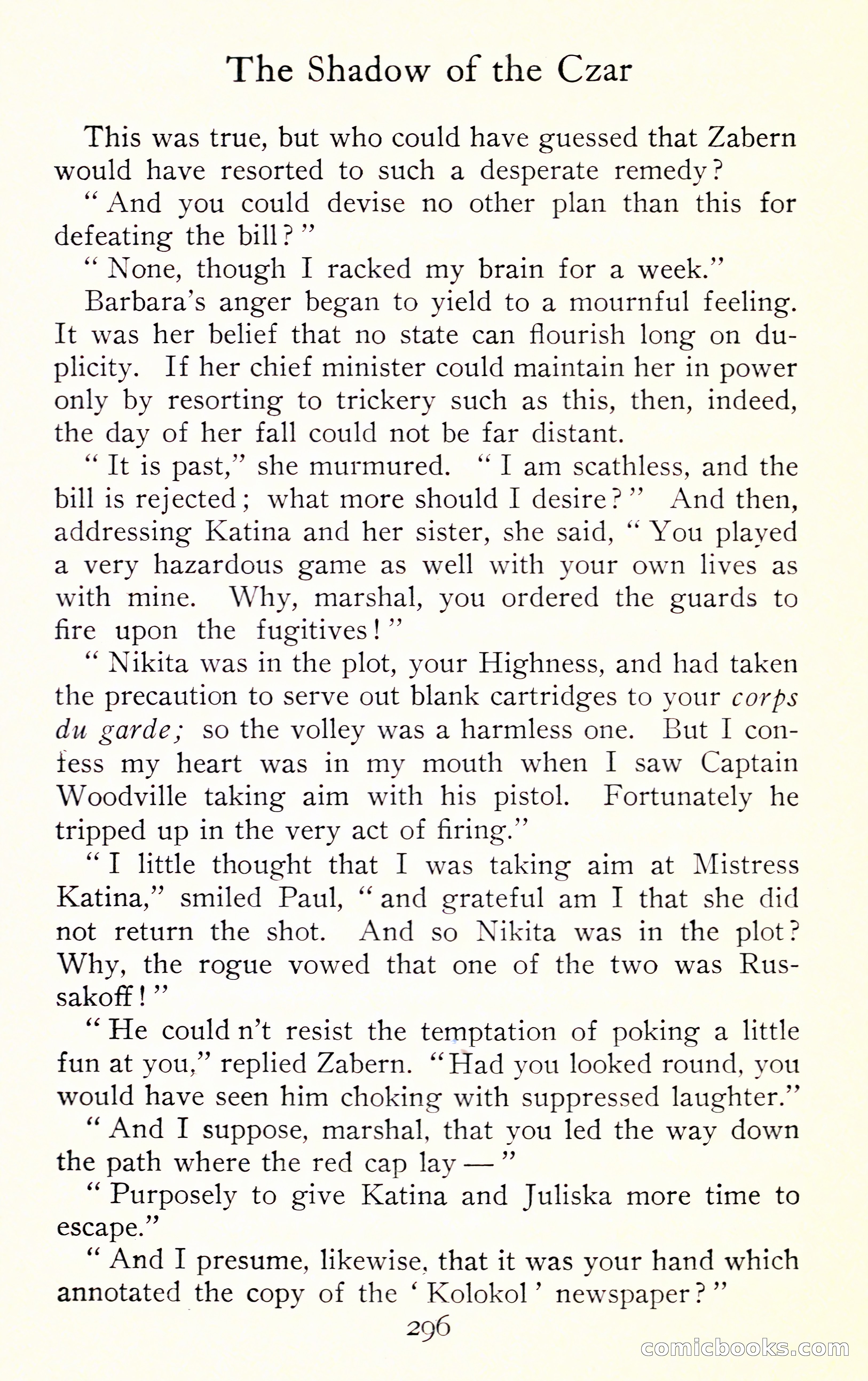 The Shadow of the Czar — page 312 of 400