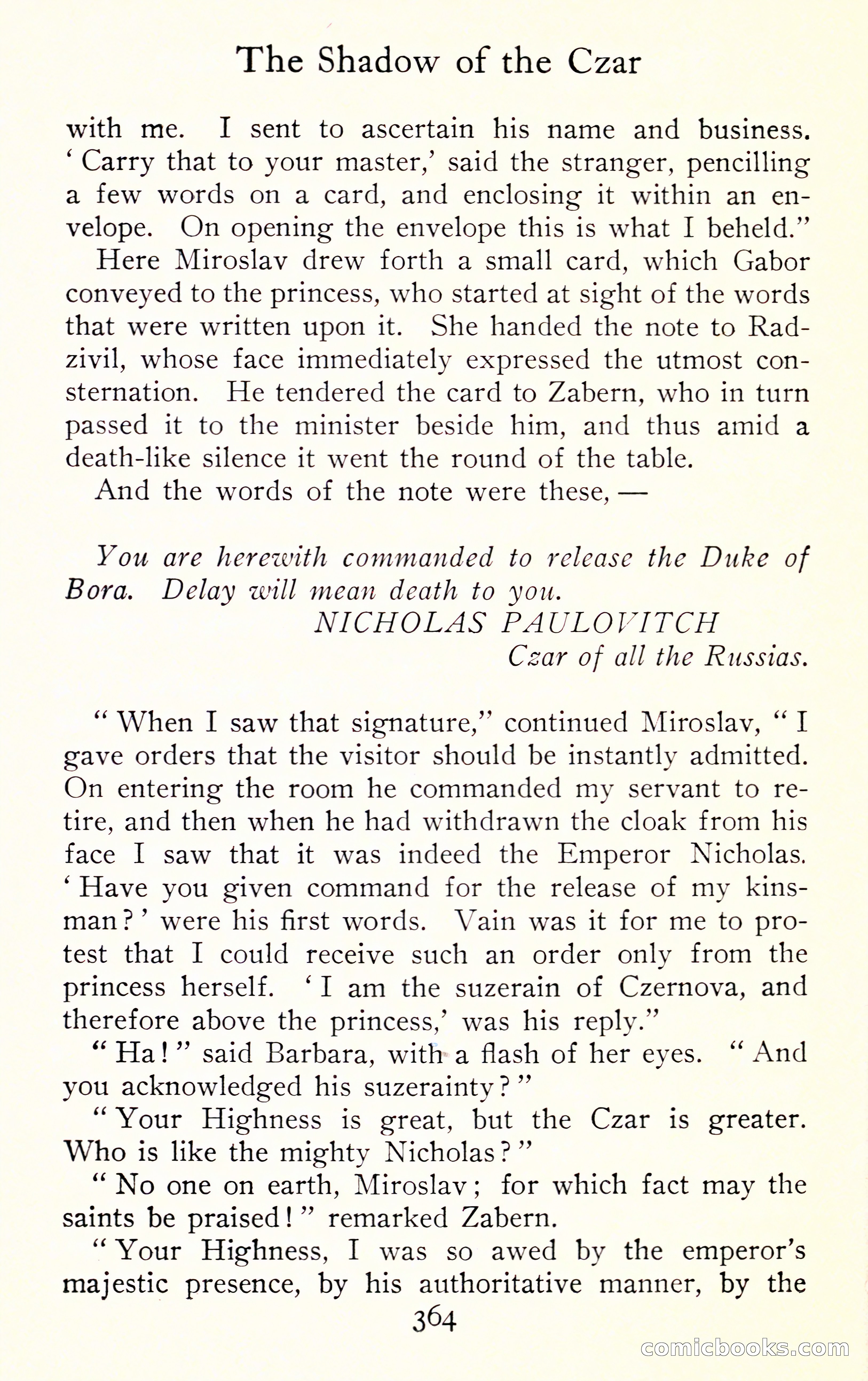 The Shadow of the Czar — page 380 of 400