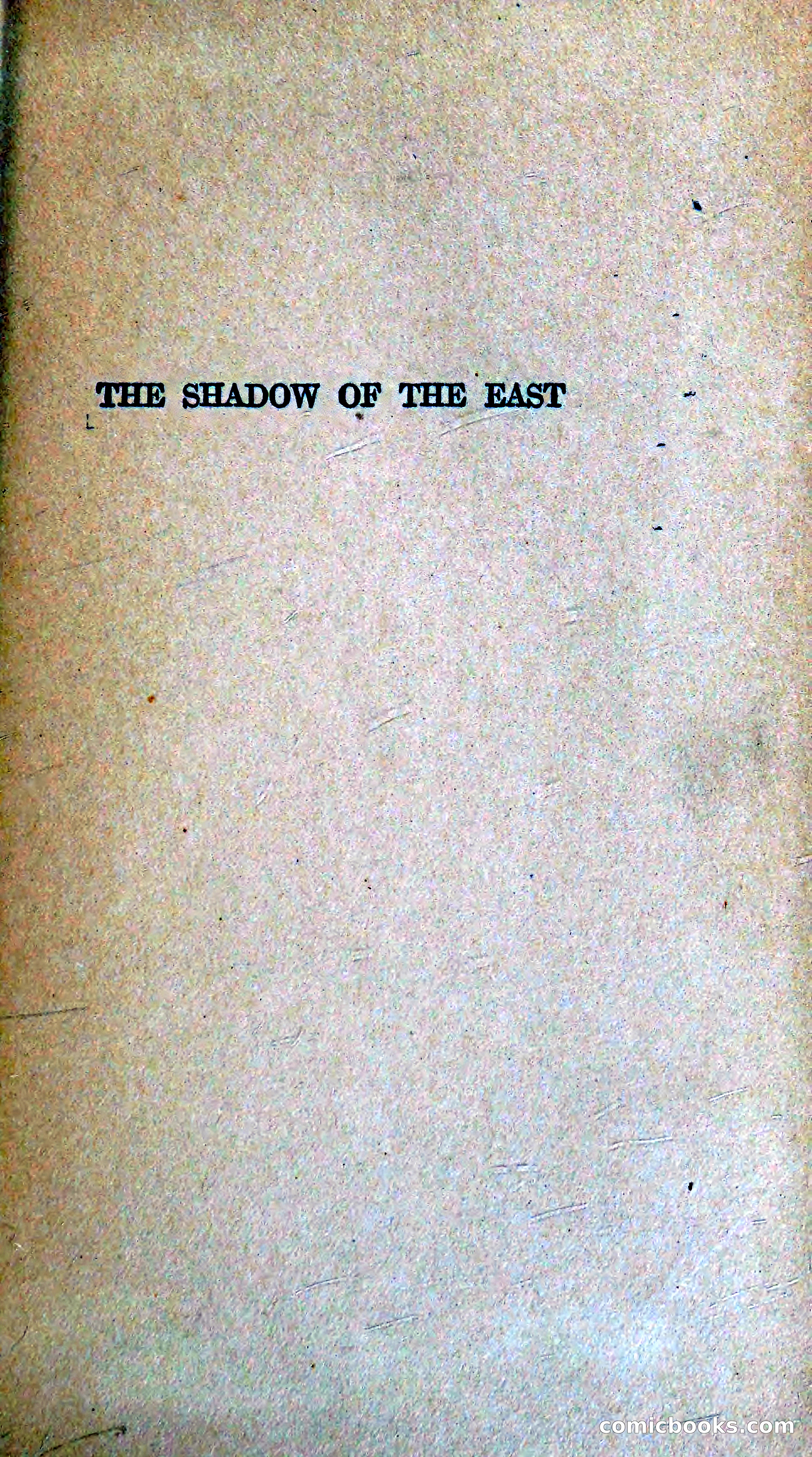 The Shadow of the East — page 6 of 337