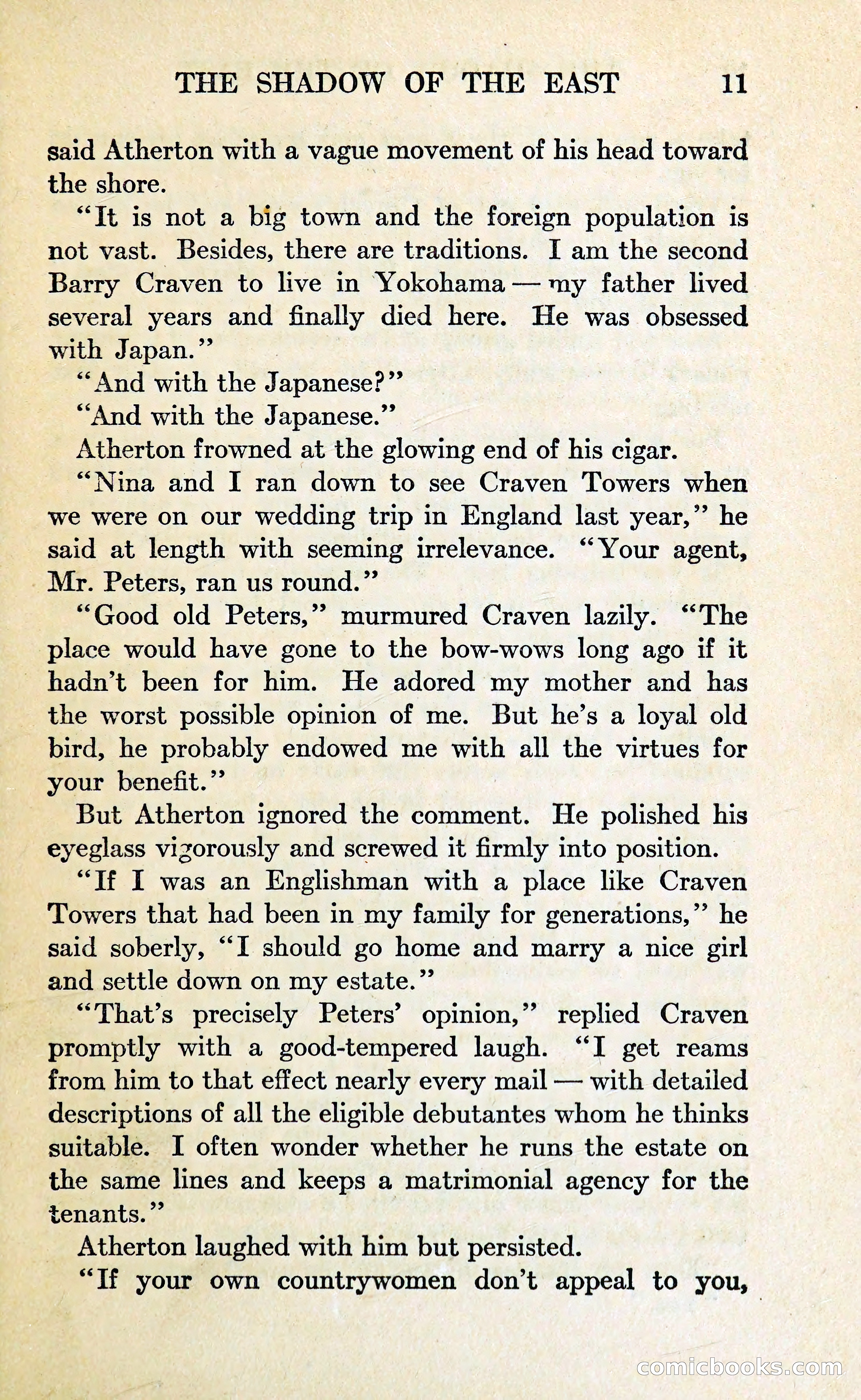 The Shadow of the East — page 18 of 337