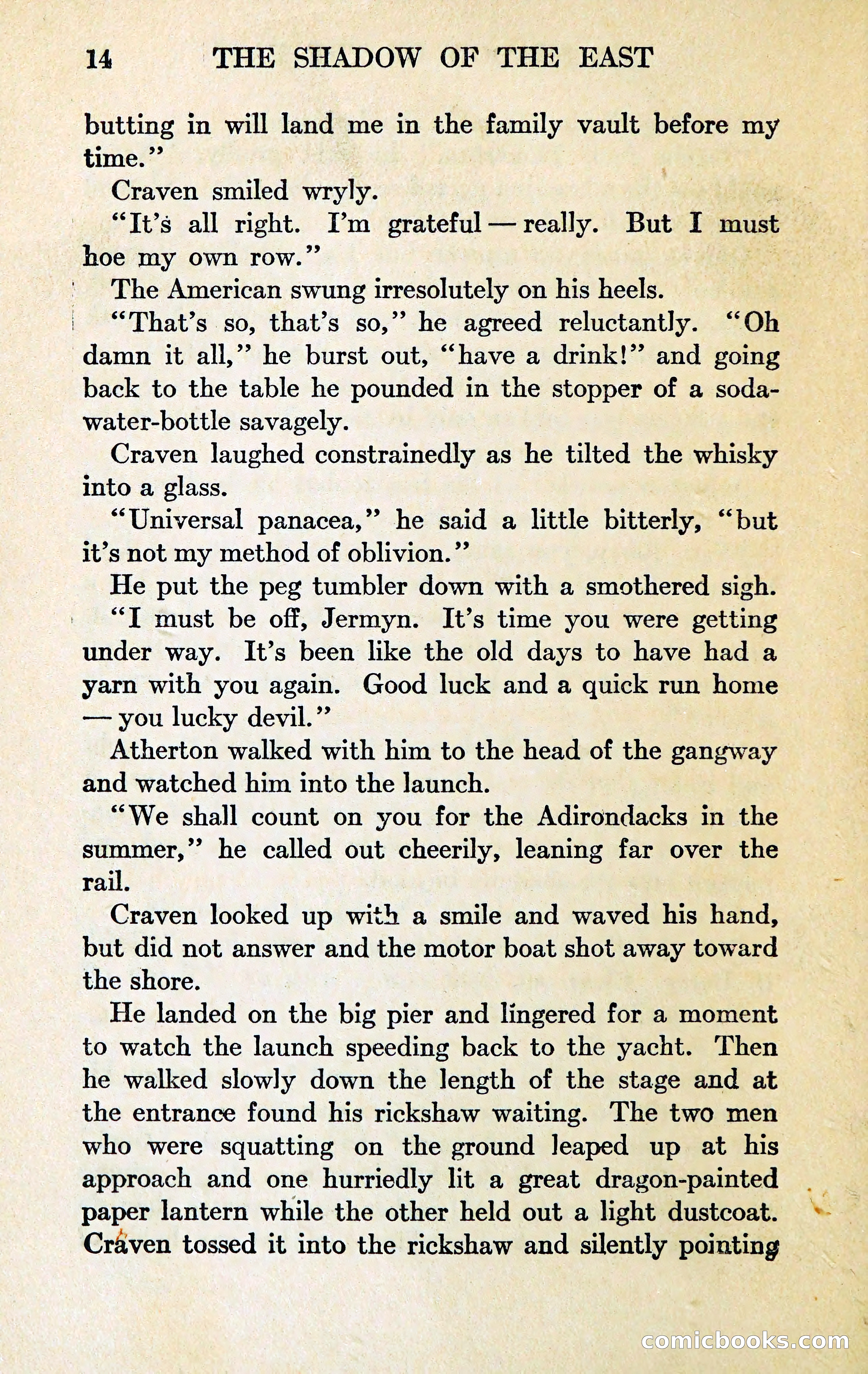 The Shadow of the East — page 21 of 337