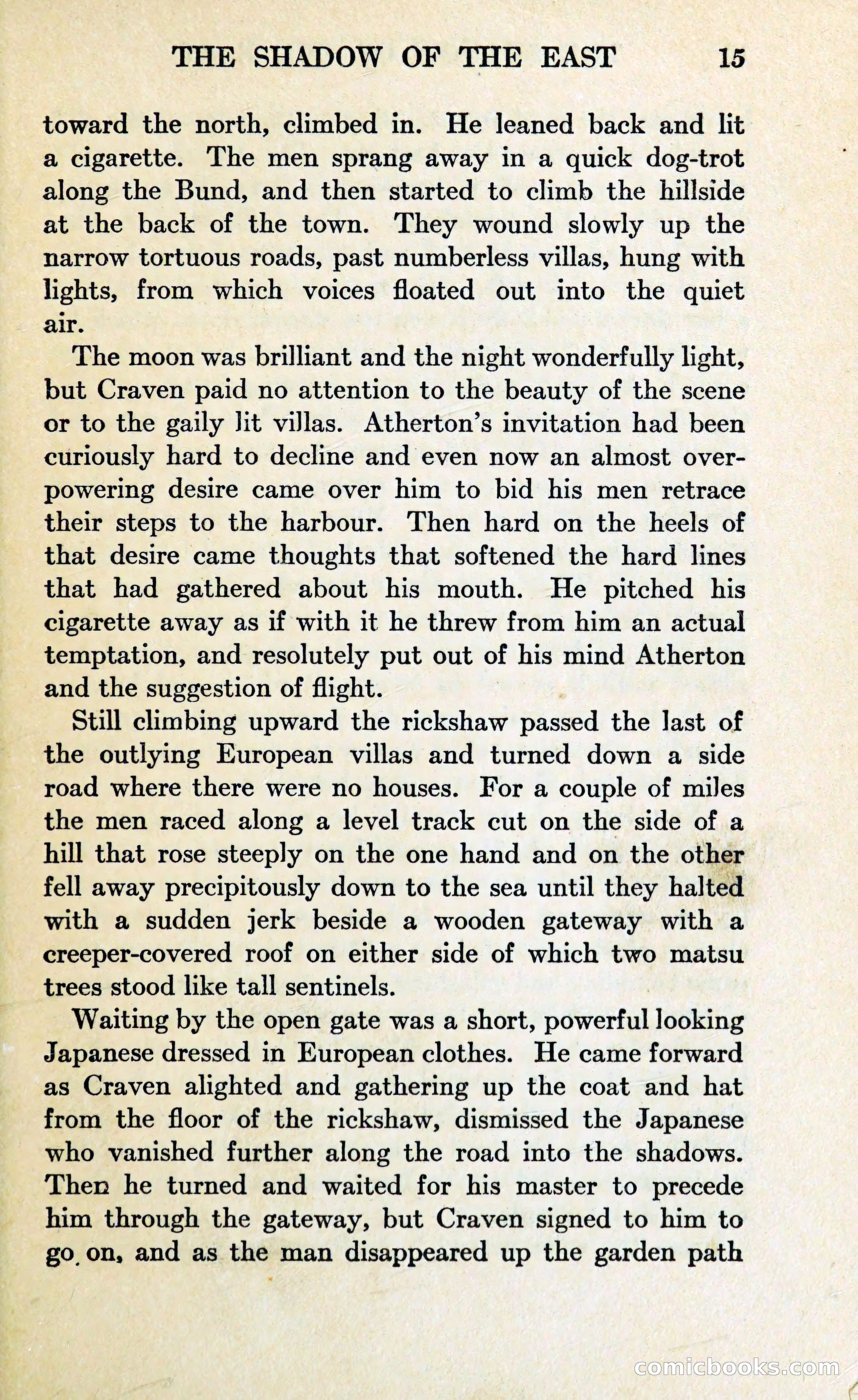 The Shadow of the East — page 22 of 337