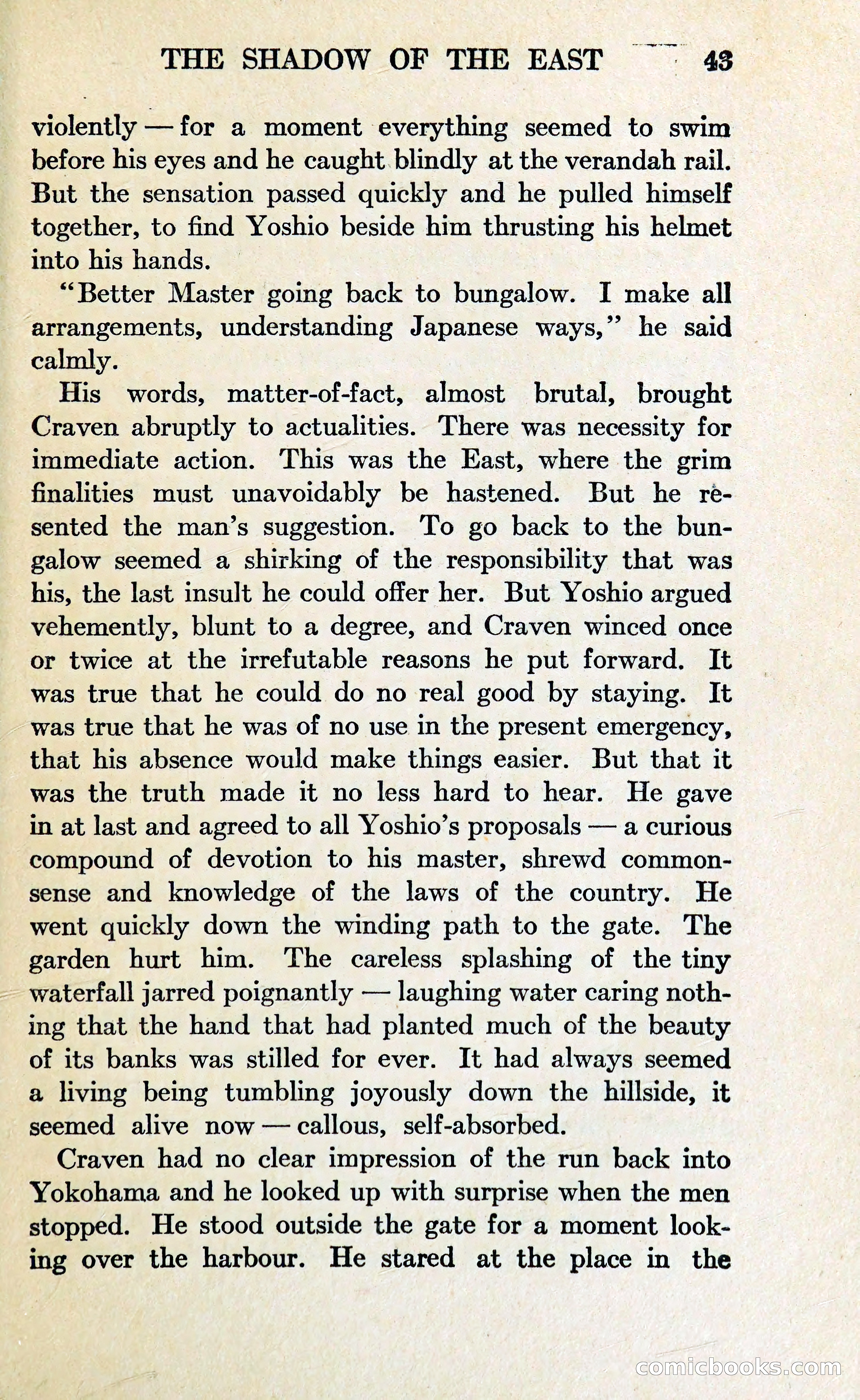 The Shadow of the East — page 50 of 337