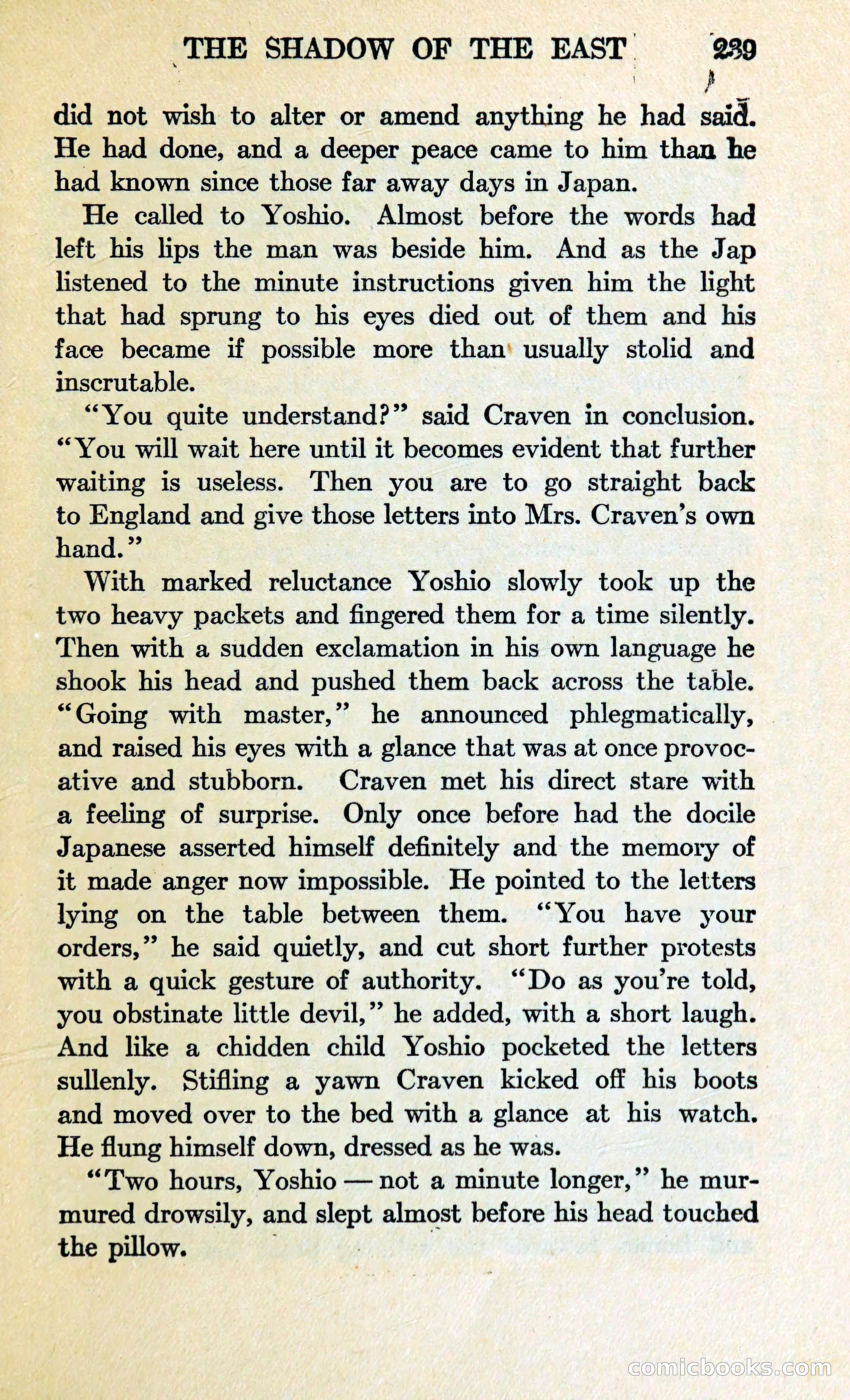 The Shadow of the East — page 250 of 337